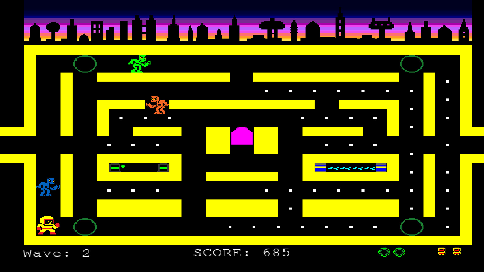 遊戲截圖，展示了主角 Layla 在迷宮中躲避外星生物的場景