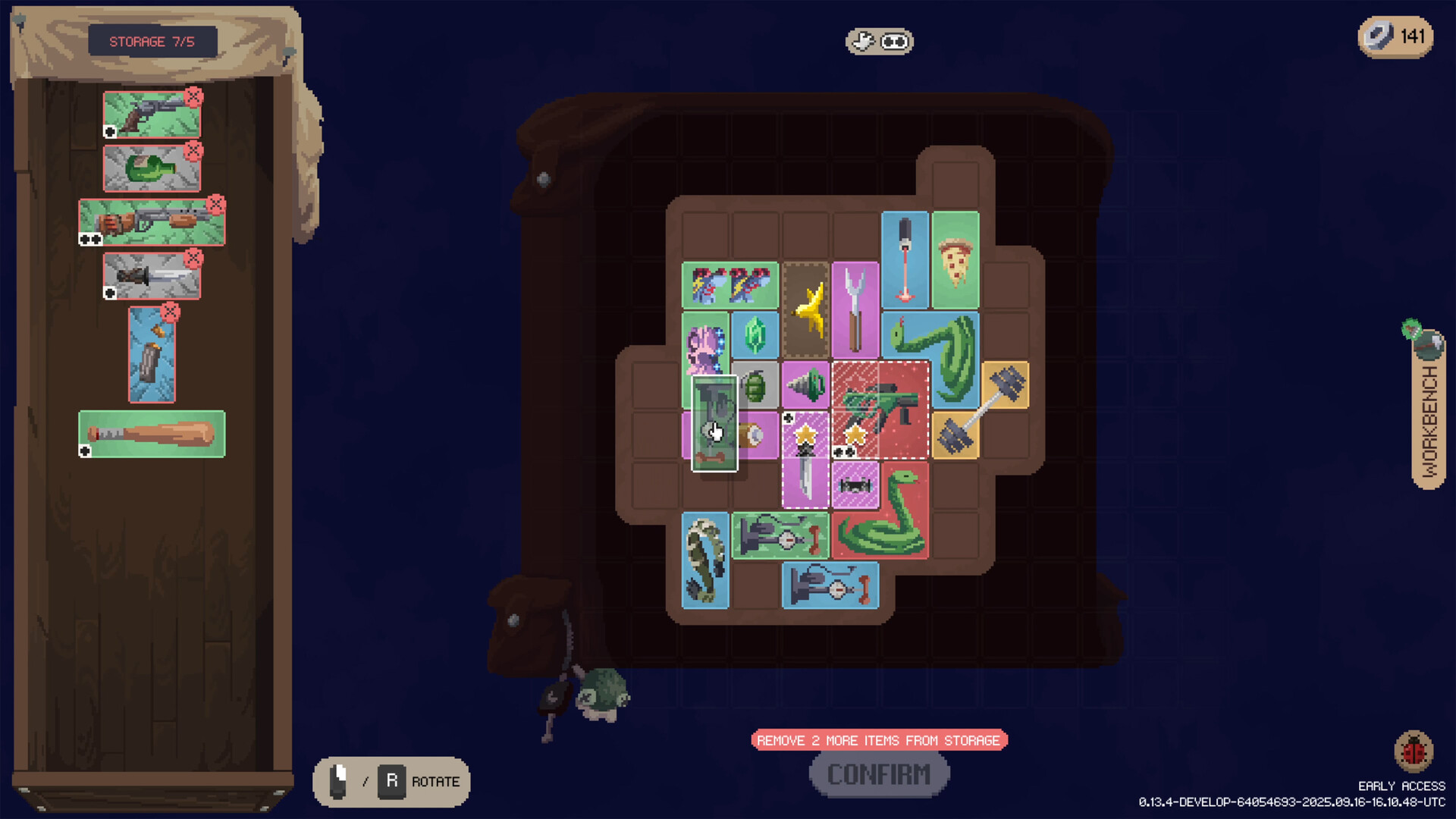 玩家在地圖上選擇下一個目的地，每個地點都標示著不同的資源與危險等級。