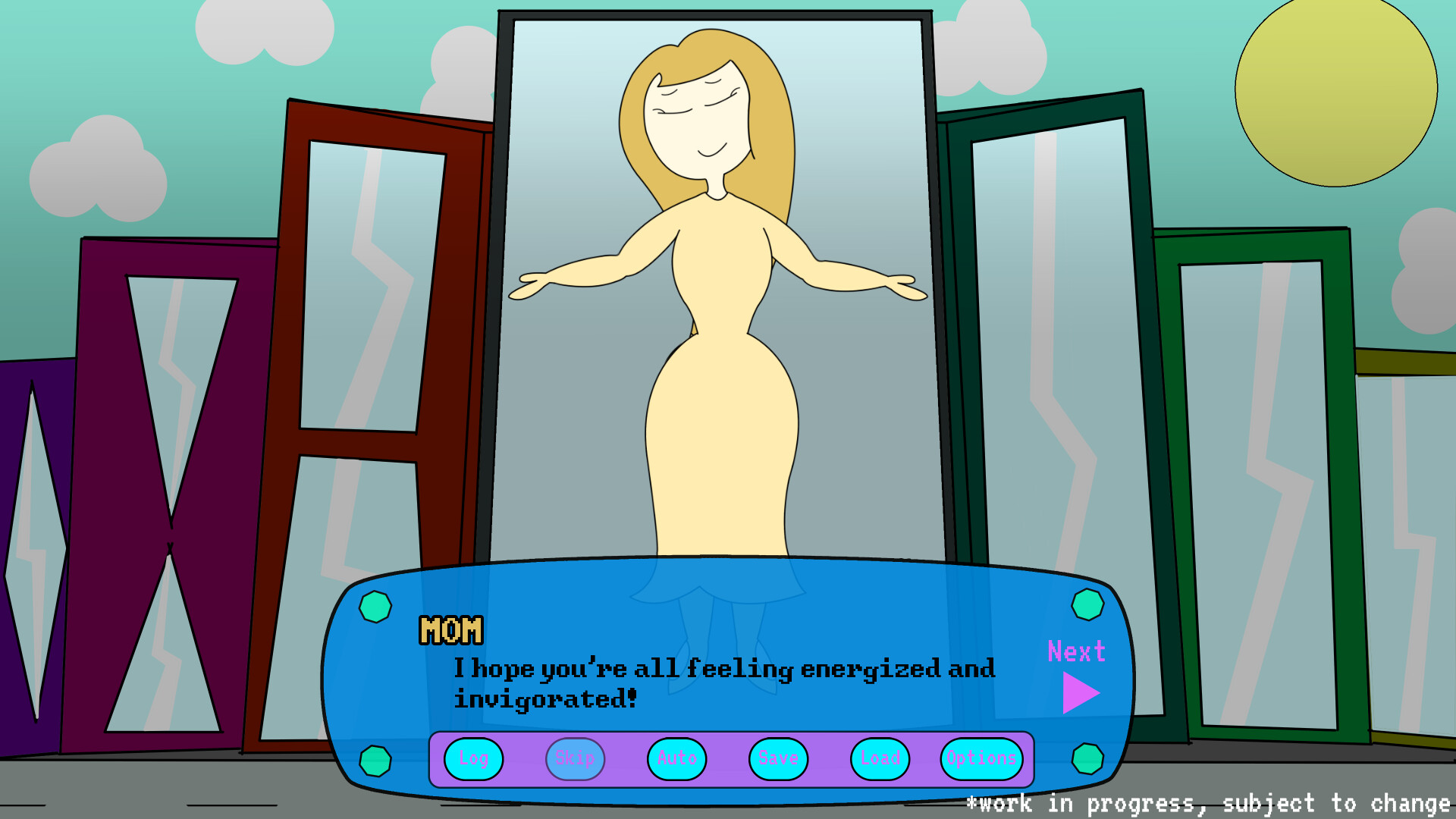 遊戲的數值與技能分配介面