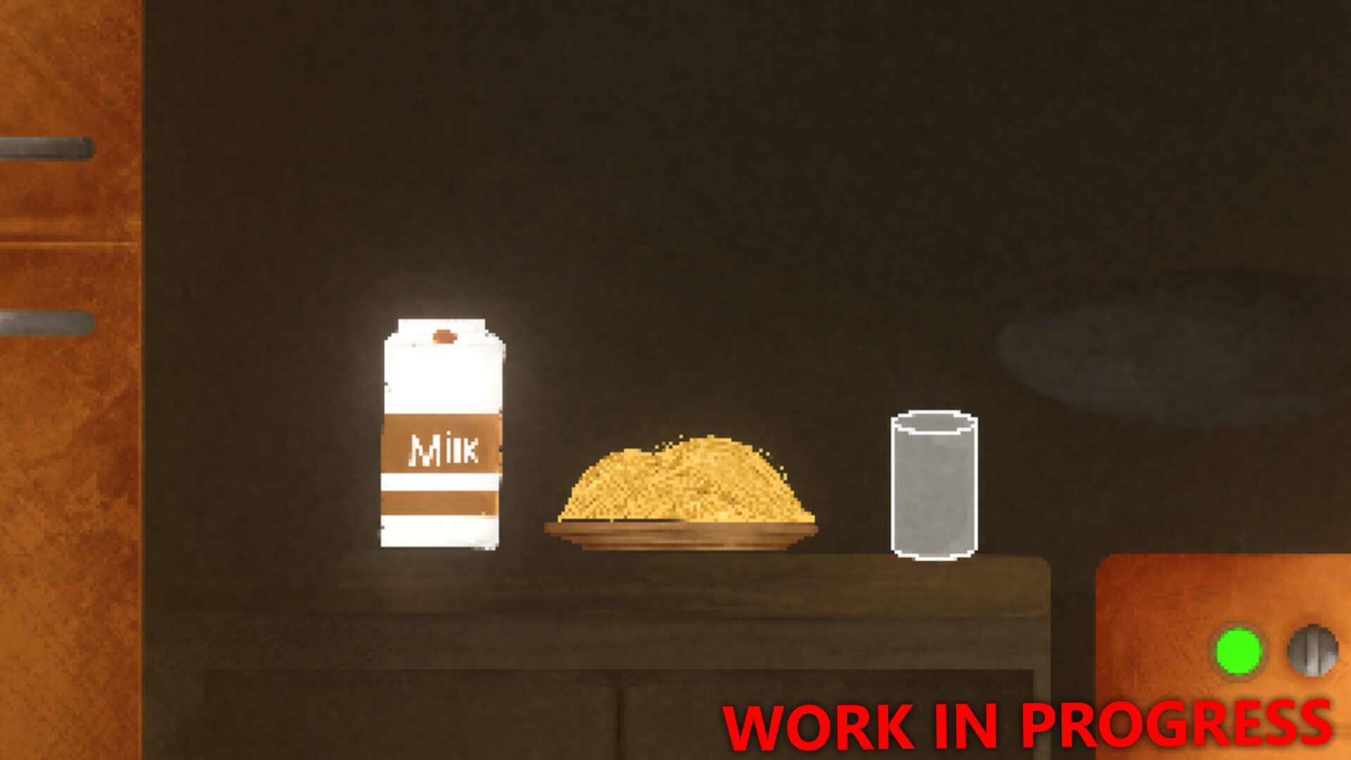 遊戲中擬真的烹飪過程