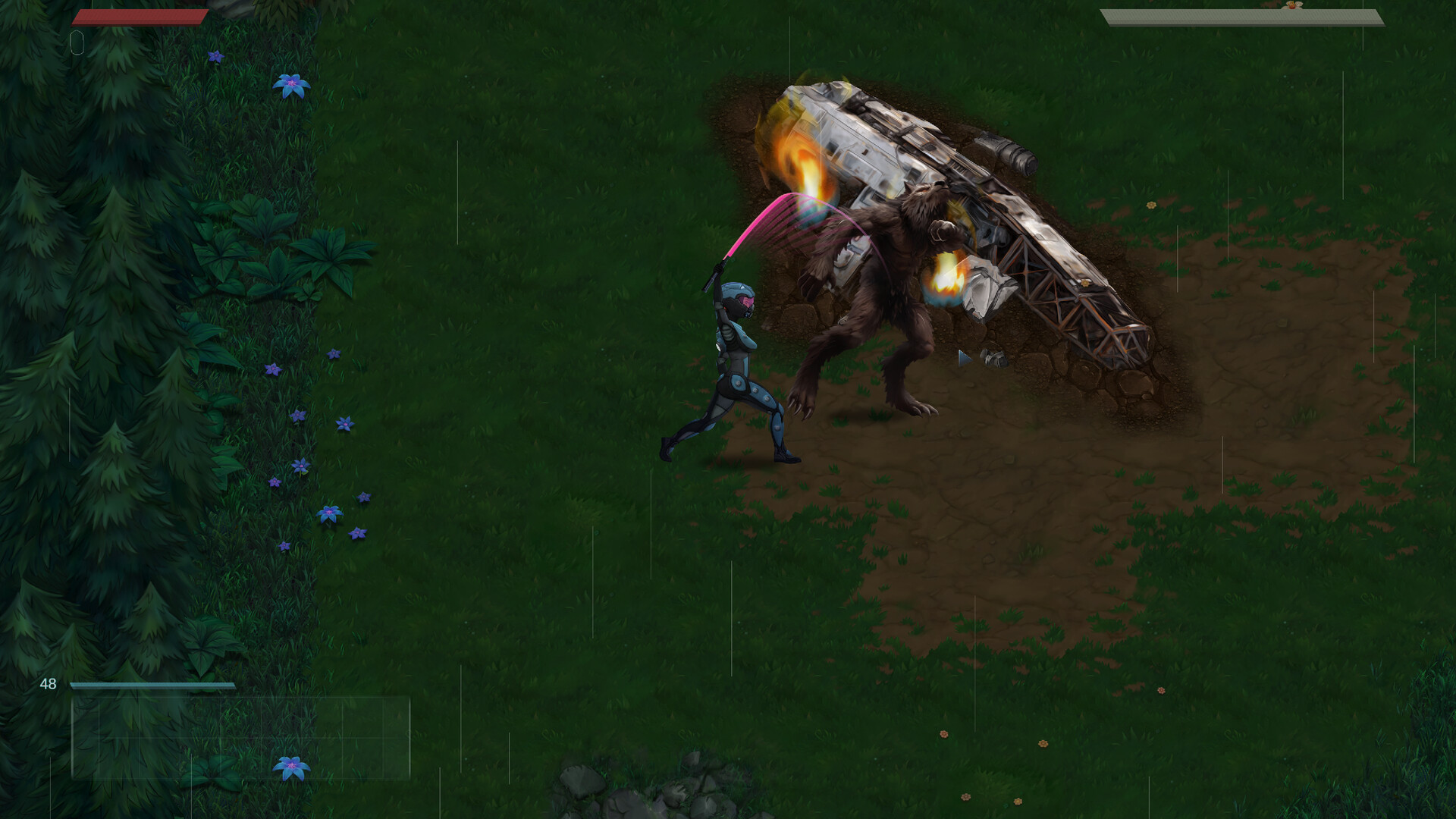 充滿神秘氛圍的外星場景