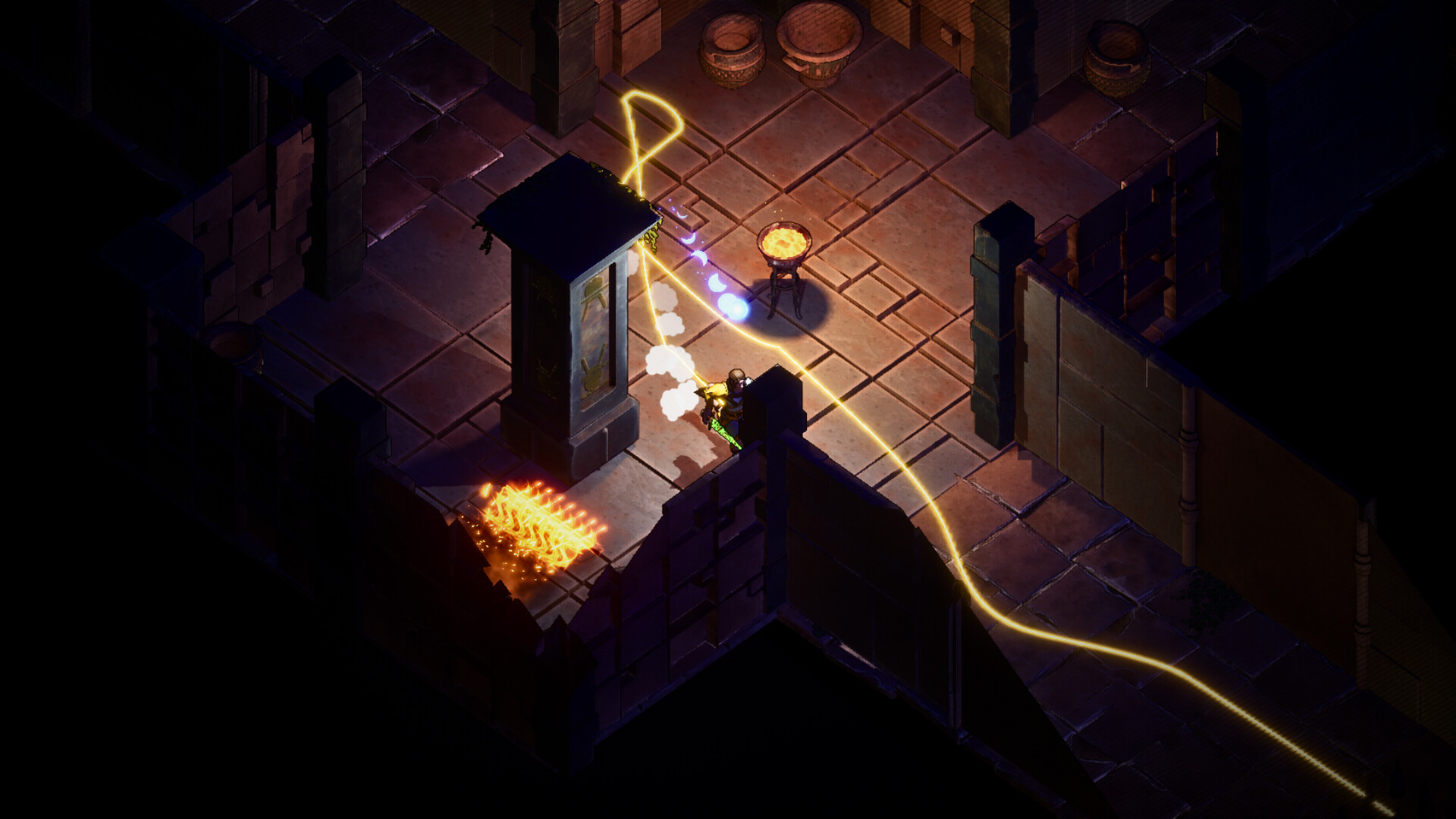 遊戲中的場景，展現光影效果