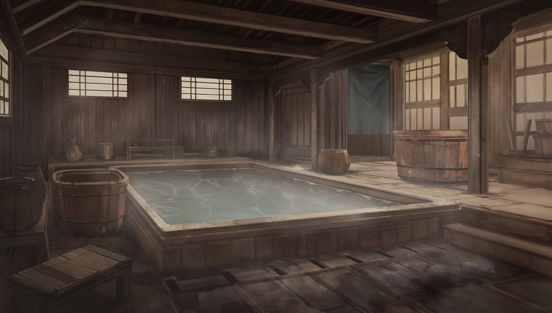 遊戲美術風格參考了中國傳統水墨畫