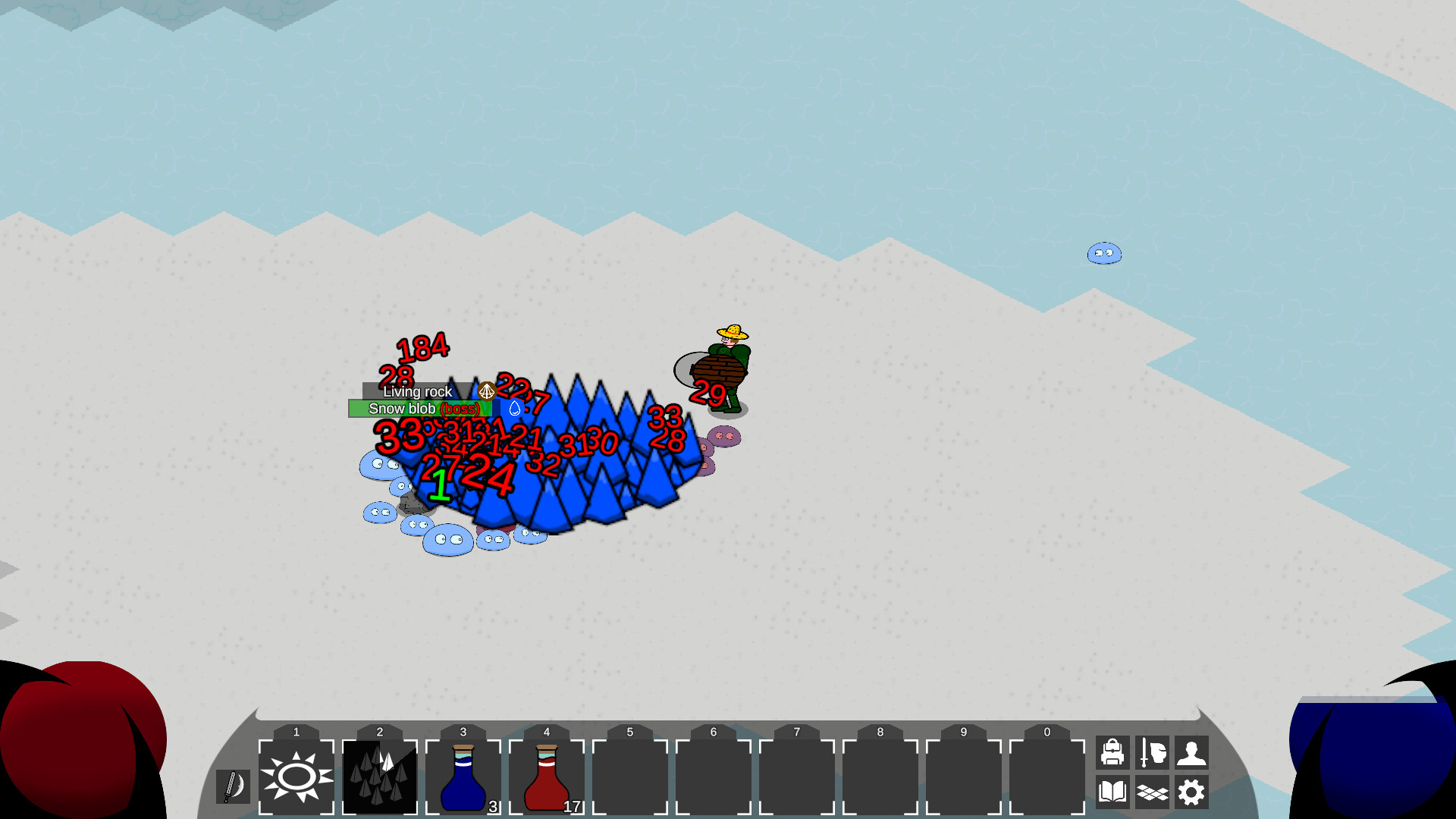 Glaivestorm 遊戲中角色在充滿敵人的地城中戰鬥