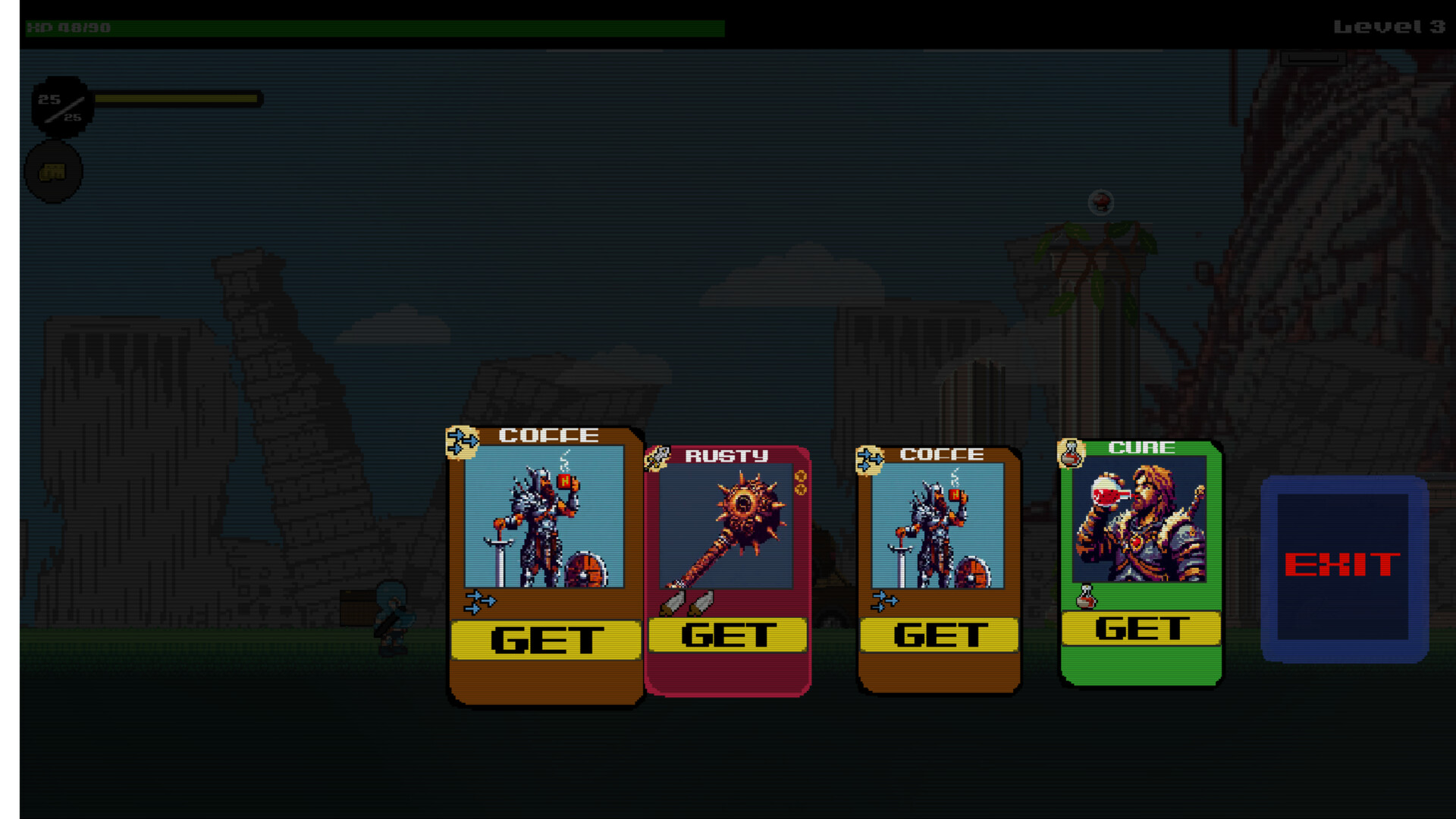 面對巨大的頭目級敵人，考驗玩家的操作與策略