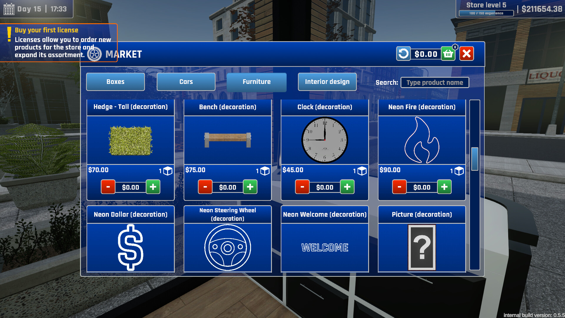 玩家可以自由擴展並裝飾自己的店鋪