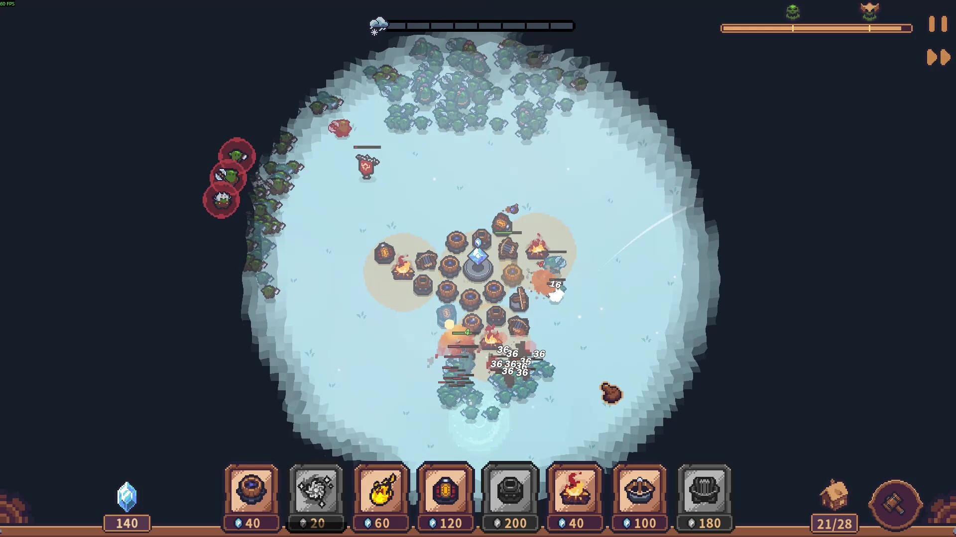 在抵禦獸人進攻的同時，攻擊中立建築也能帶來戰術優勢