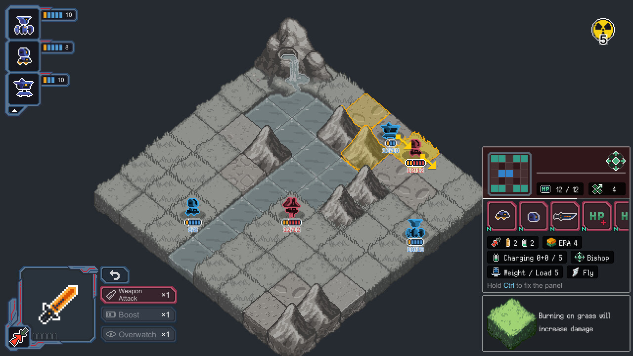 遊戲中的戰鬥畫面