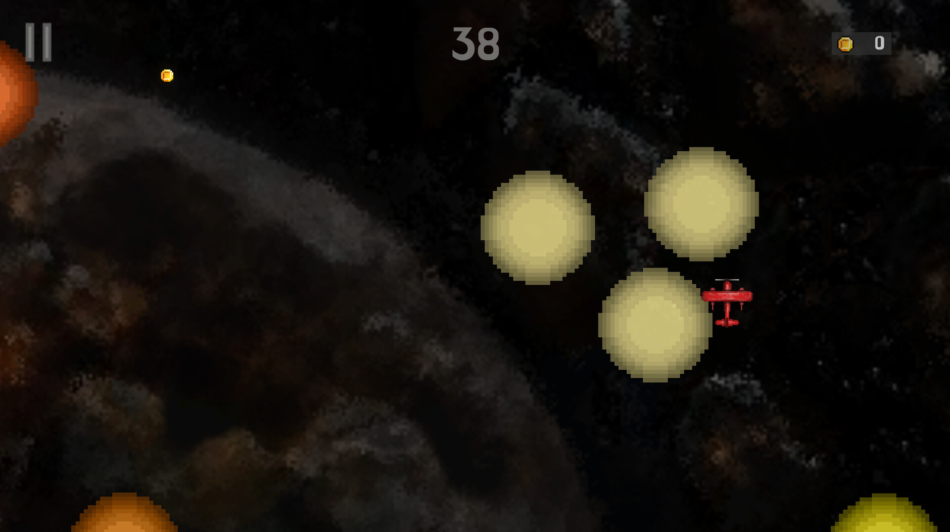 在太空中閃避致命的導彈