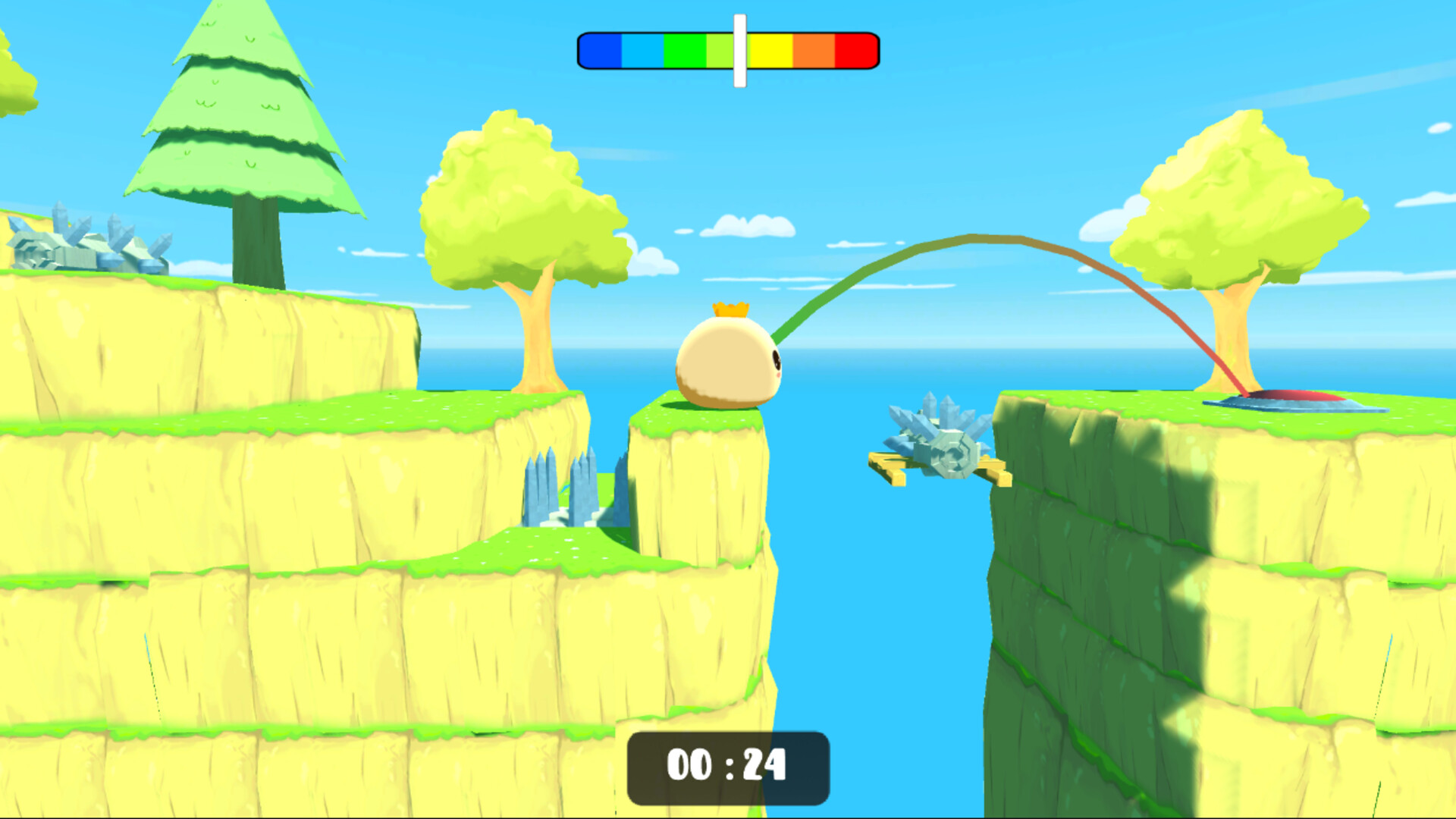 遊戲中一處風景優美的跳躍點,展現了遊戲的氛圍。