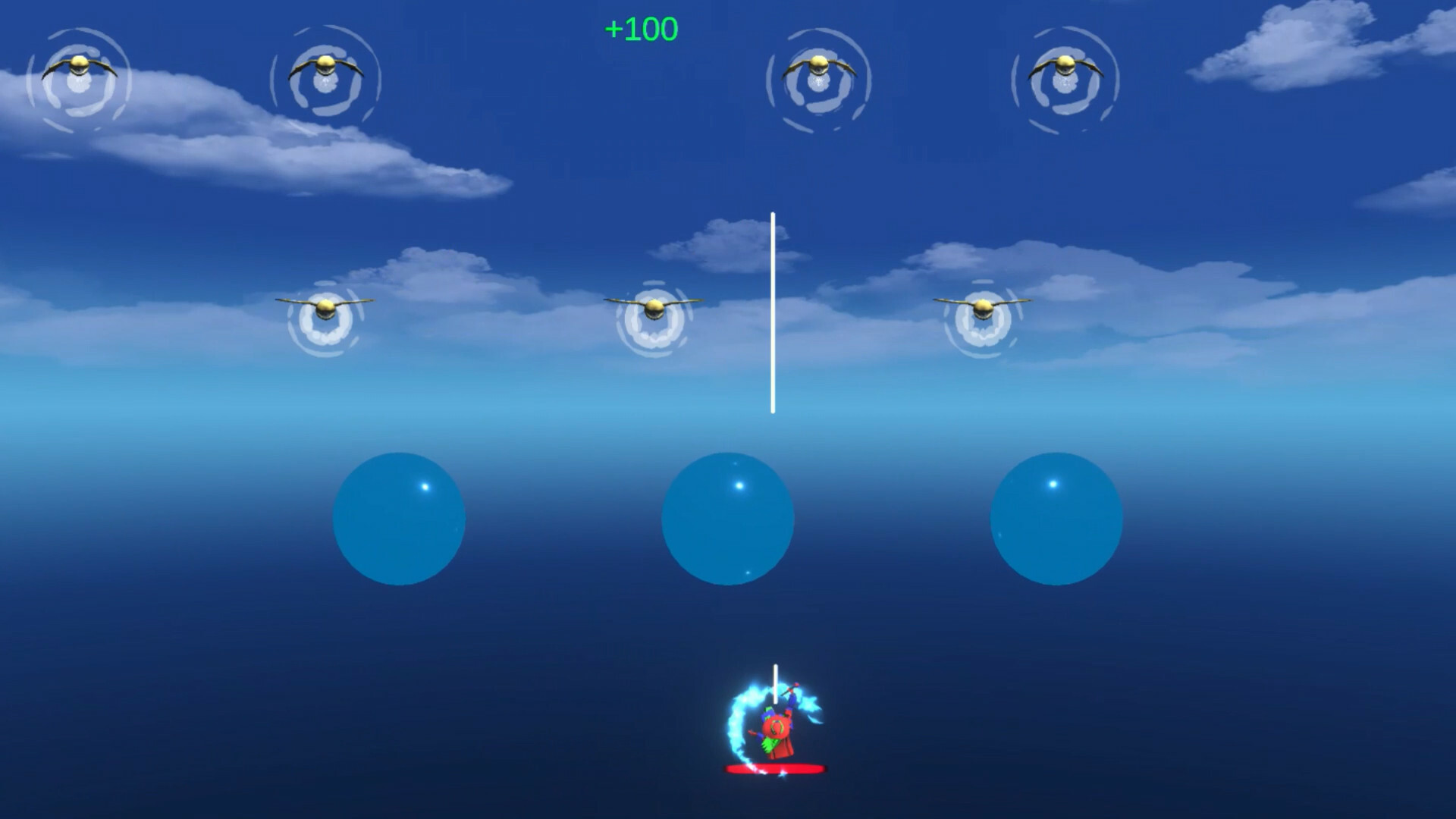 在空中施展華麗的魔法