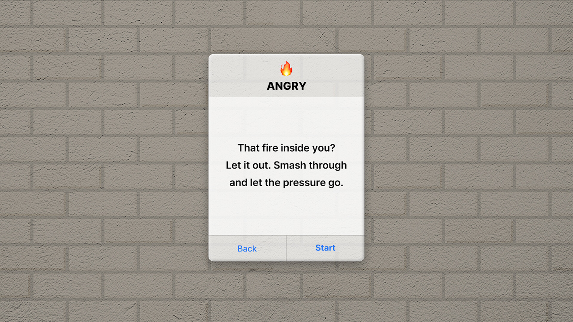 玩家可以選擇當下的心情來開始遊戲