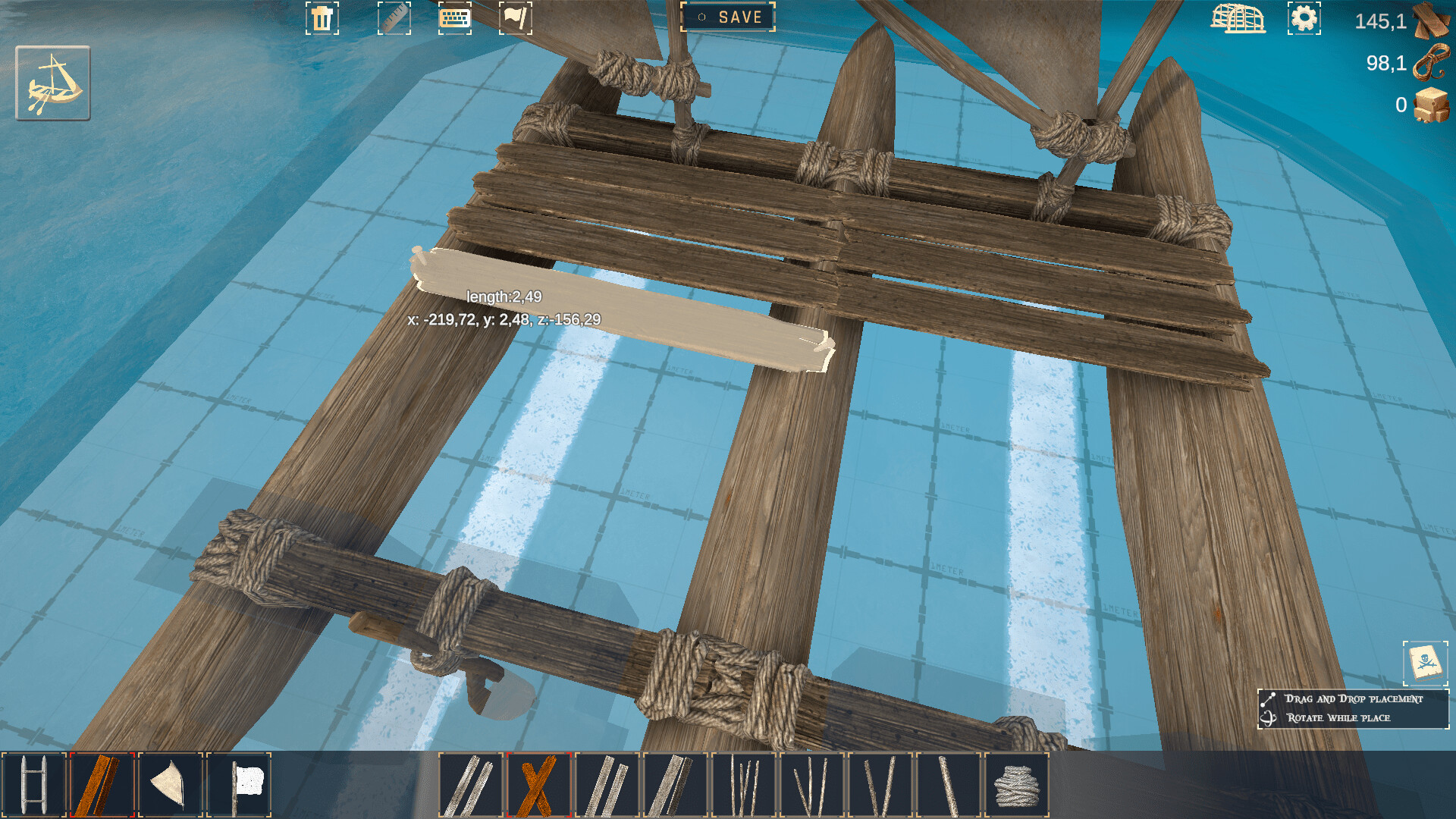 夜晚島嶼上的建築景觀