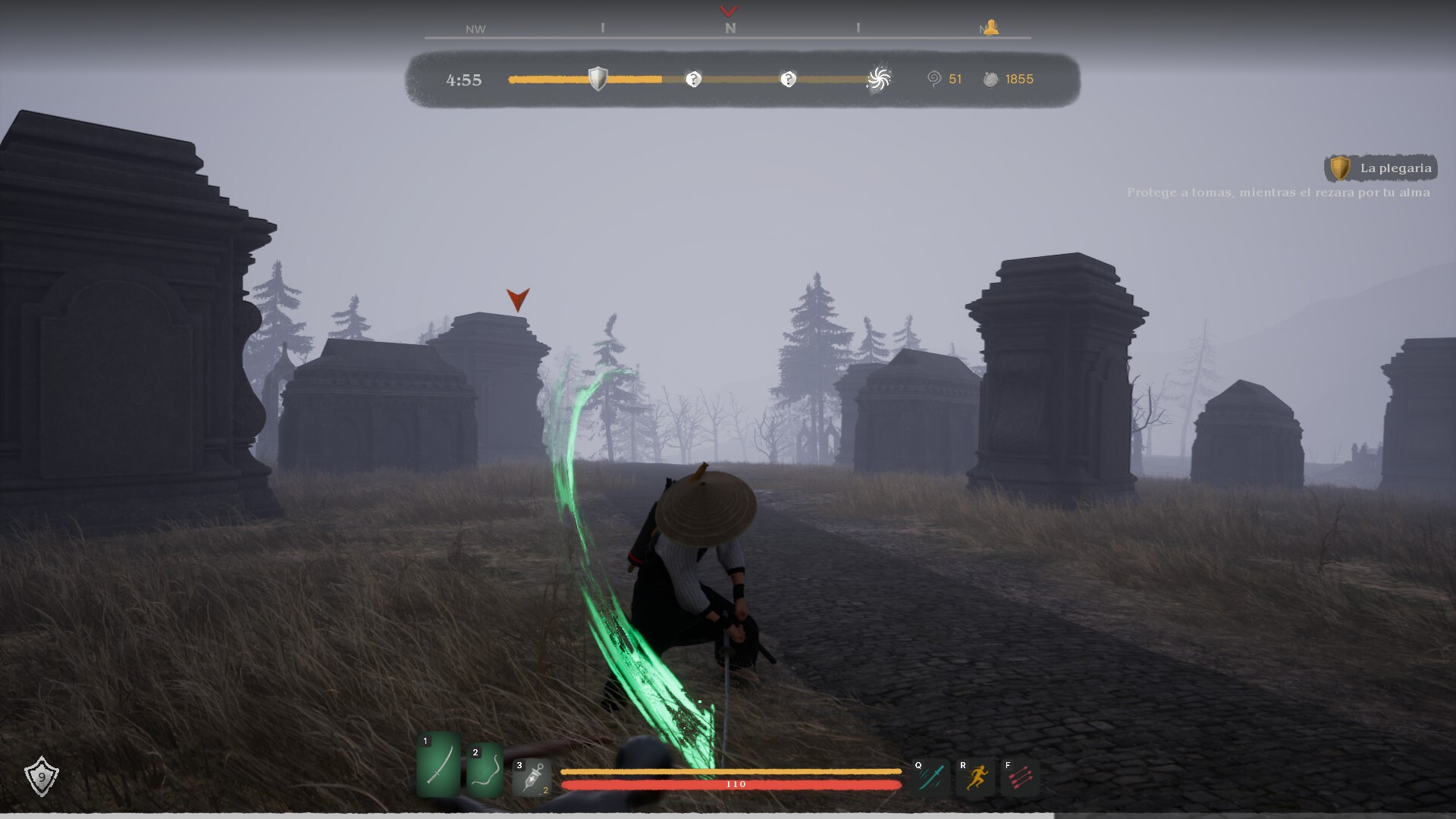 遊戲中充滿挑戰性的戰鬥場景