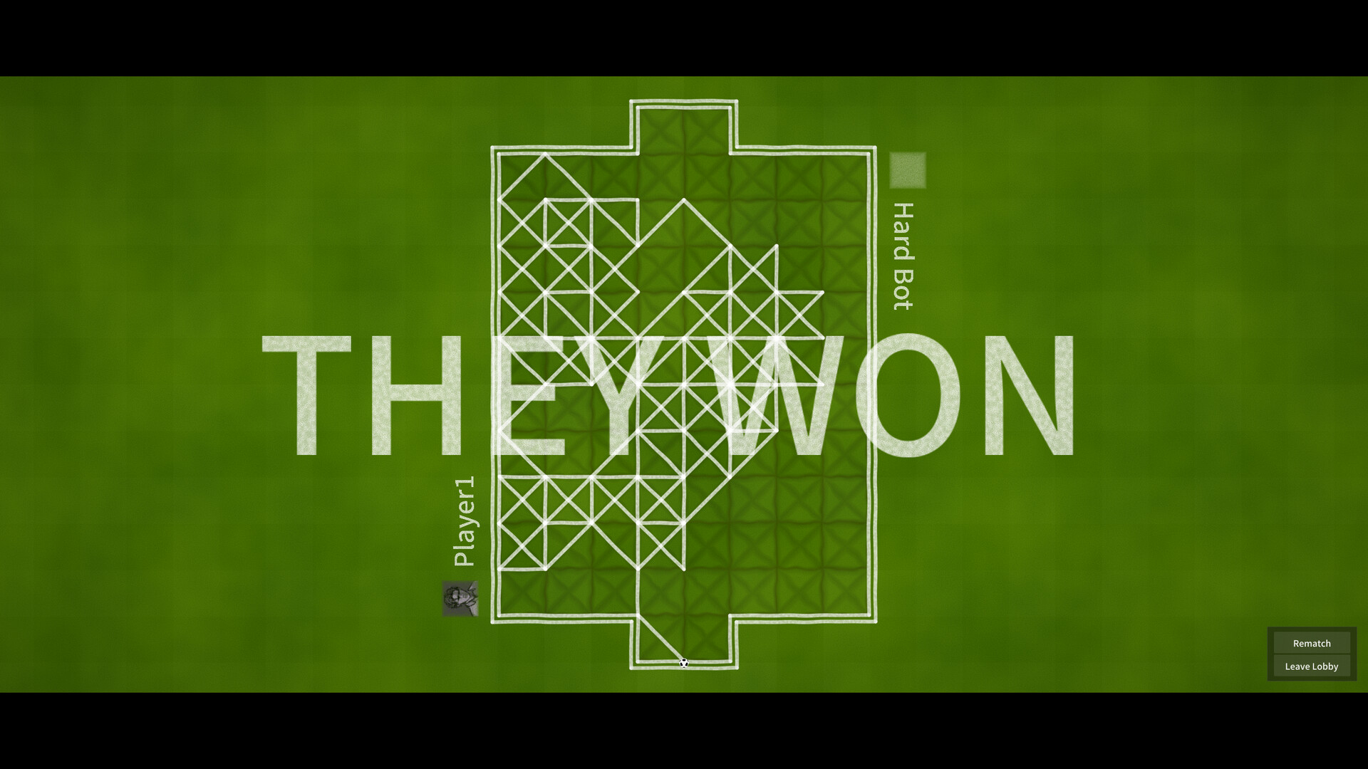 《紙上足球》遊戲畫面截圖