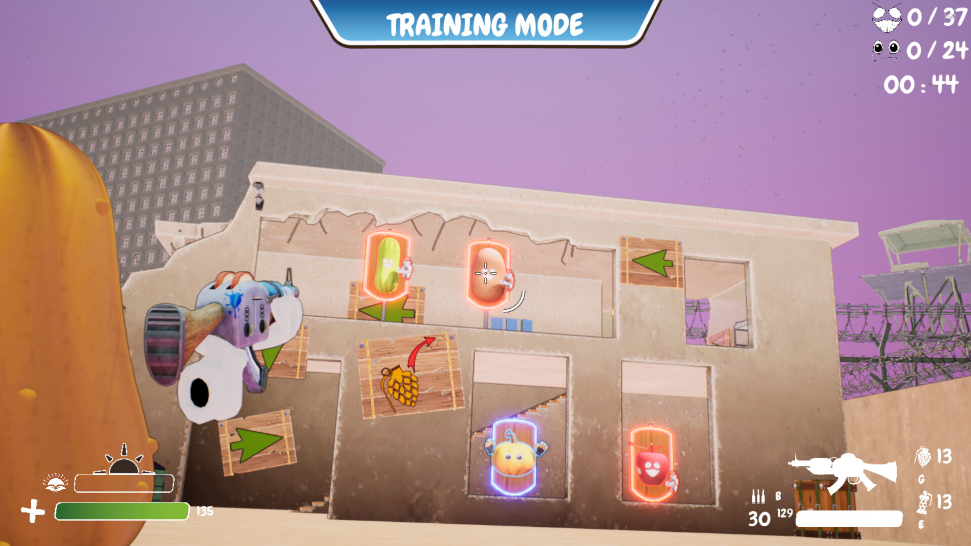 遊戲中的激烈戰鬥場景