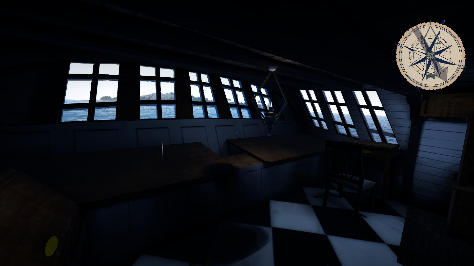 玩家可以指揮大型帆船，體驗航海的樂趣。