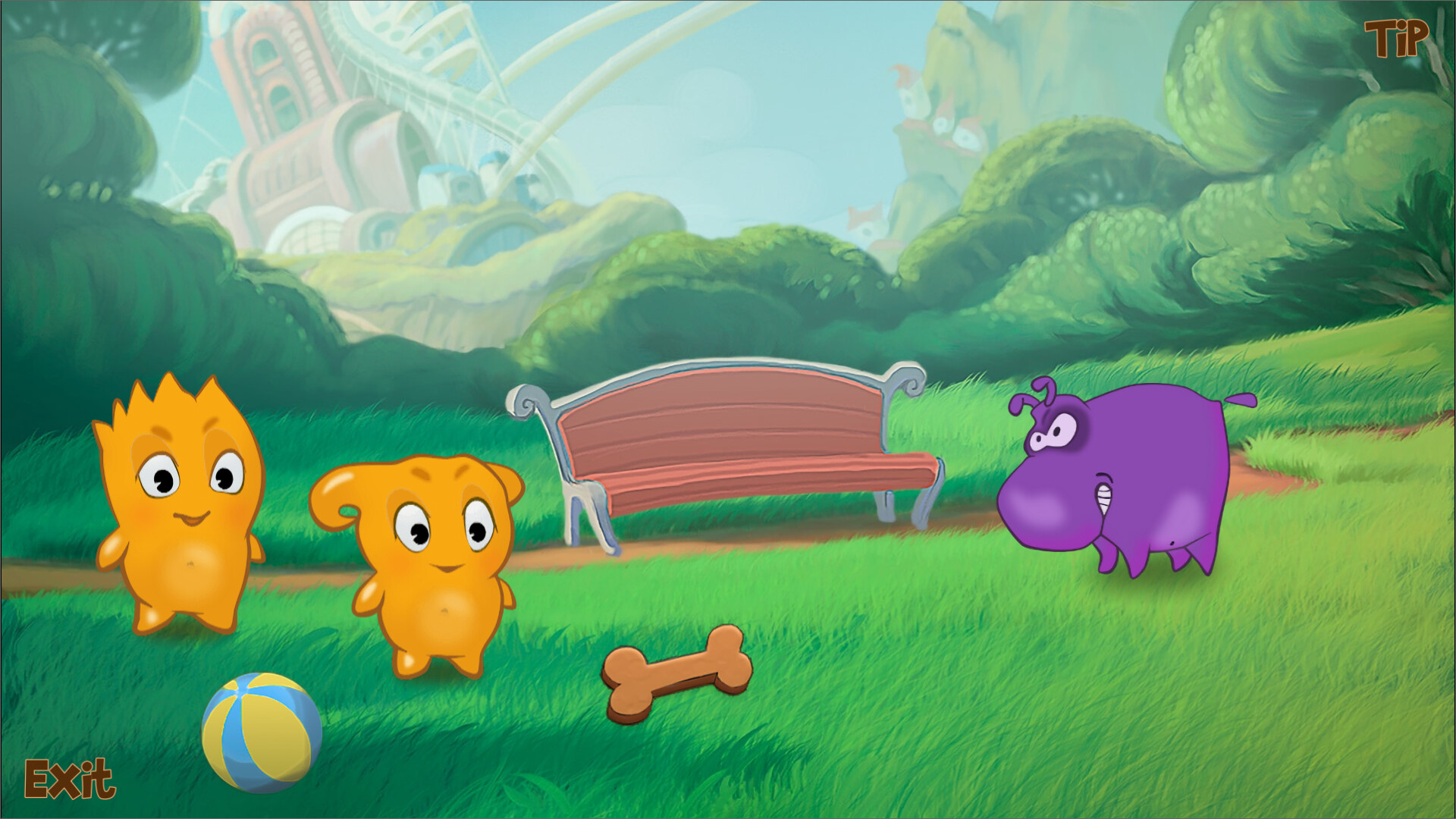 遊戲中的一個場景