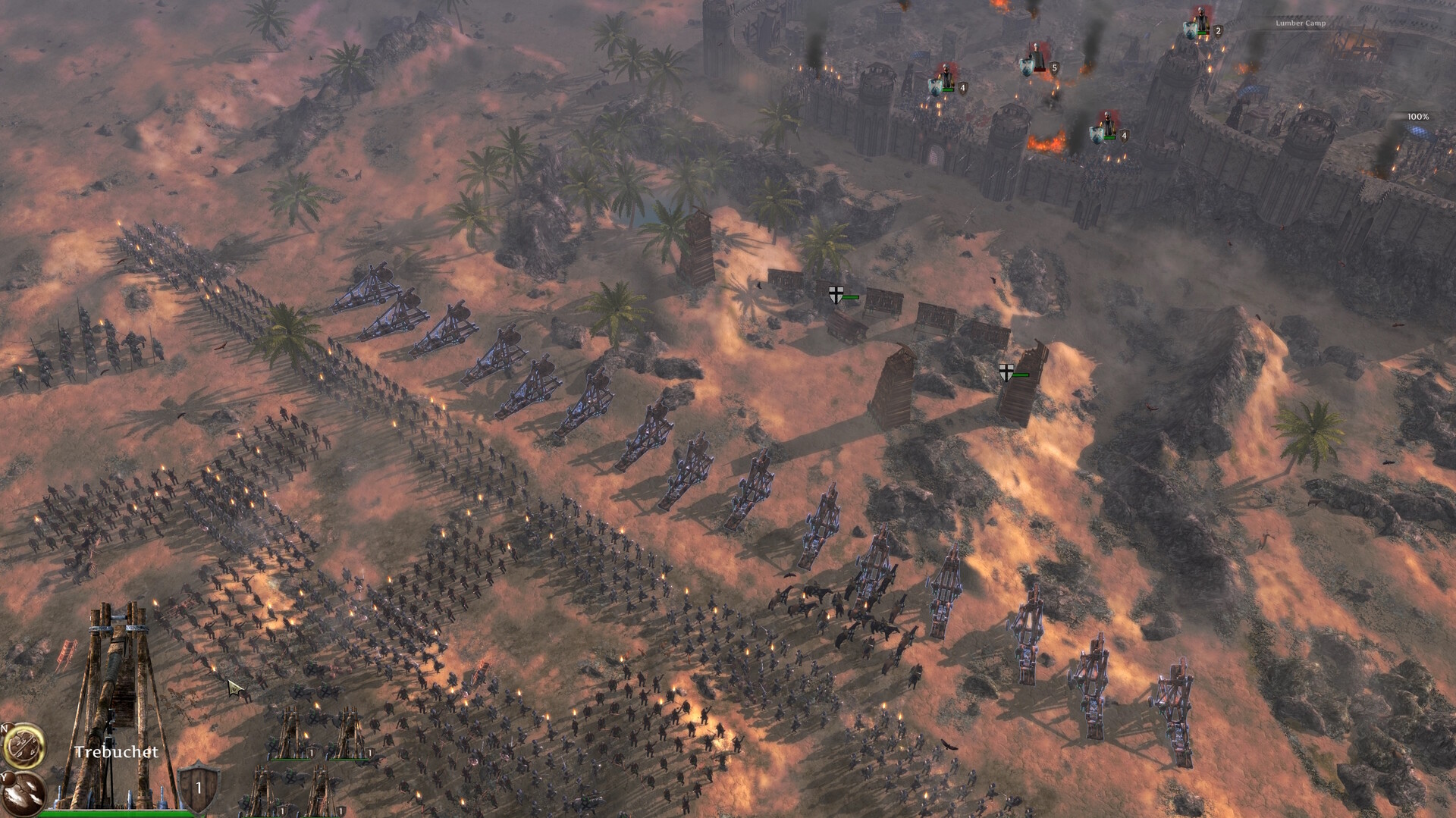 遊戲中的部隊集結