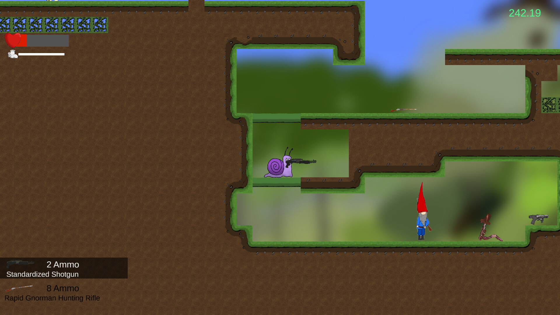 遊戲中的平台跳躍與探索場景