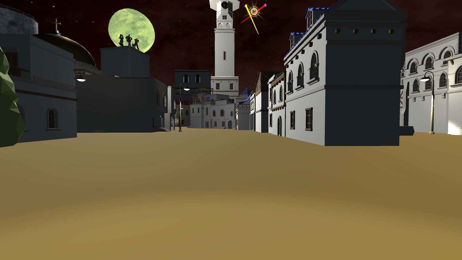 承太郎與DIO在遊戲中激烈對峙