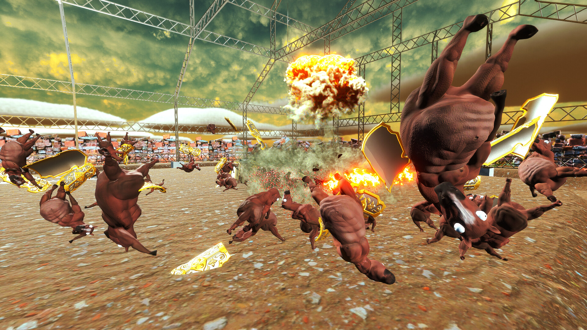 戰場充滿了動態與藝術氛圍