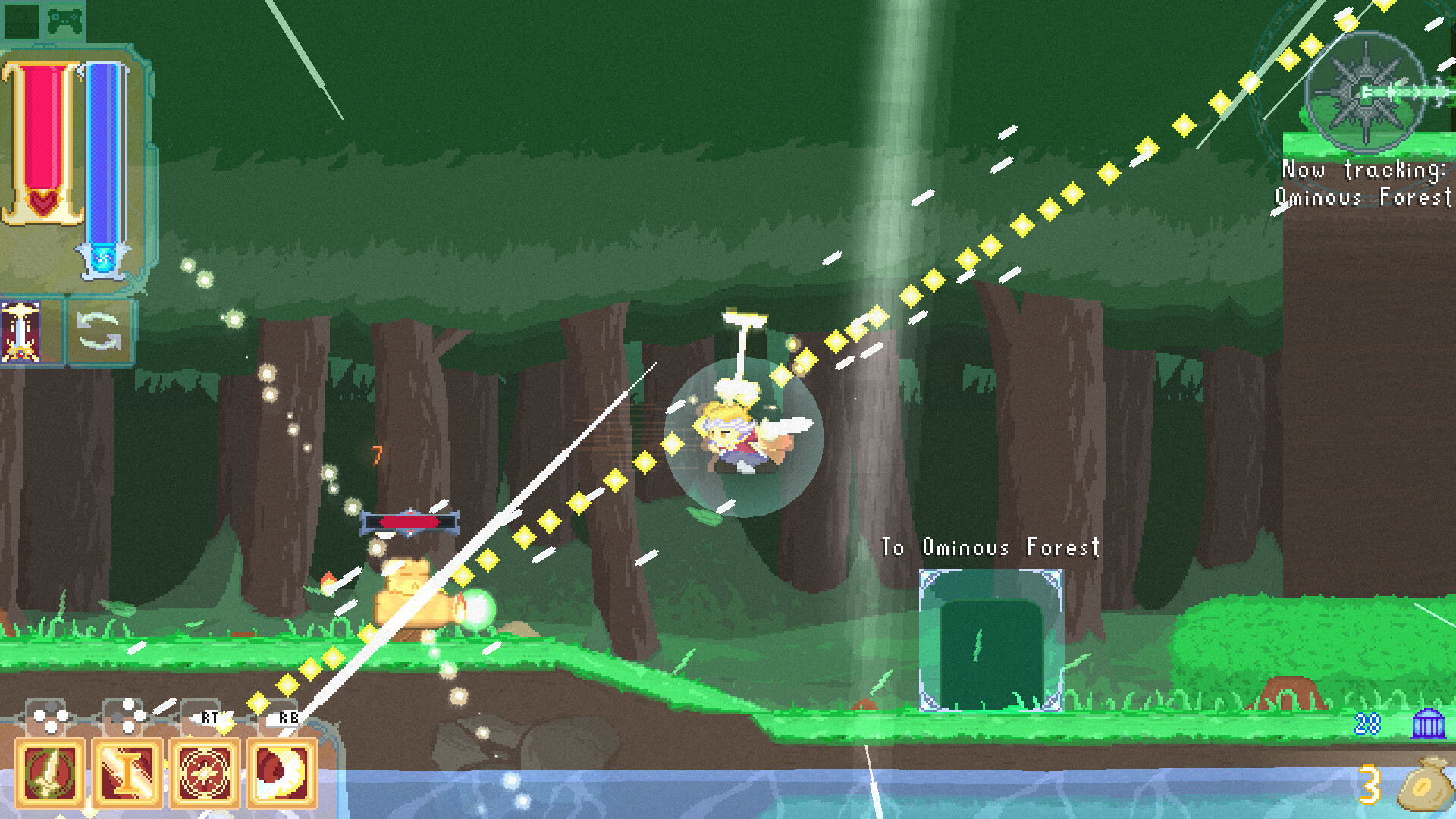 玩家將在風格獨特的像素世界中探索