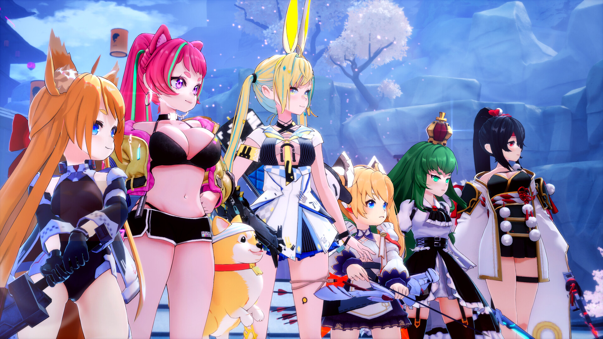 遊戲充滿科幻風格的場景