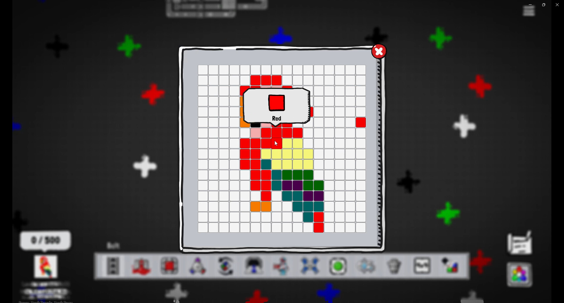 遊戲畫面色彩繽紛，風格可愛