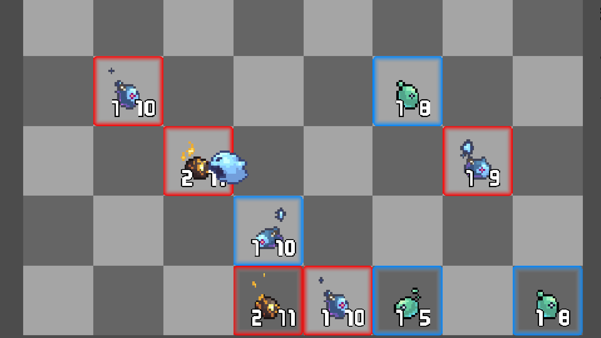 玩家在戰鬥勝利後可從三個單位中選擇一個加入牌組