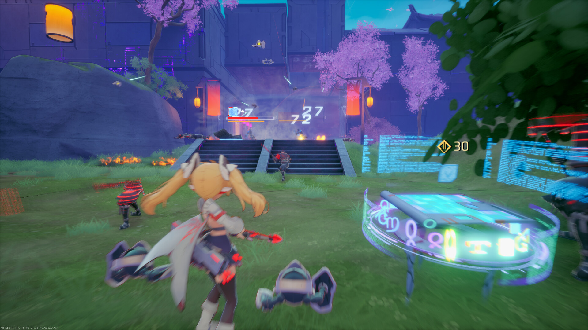 遊戲中提供角色養成的天賦樹系統