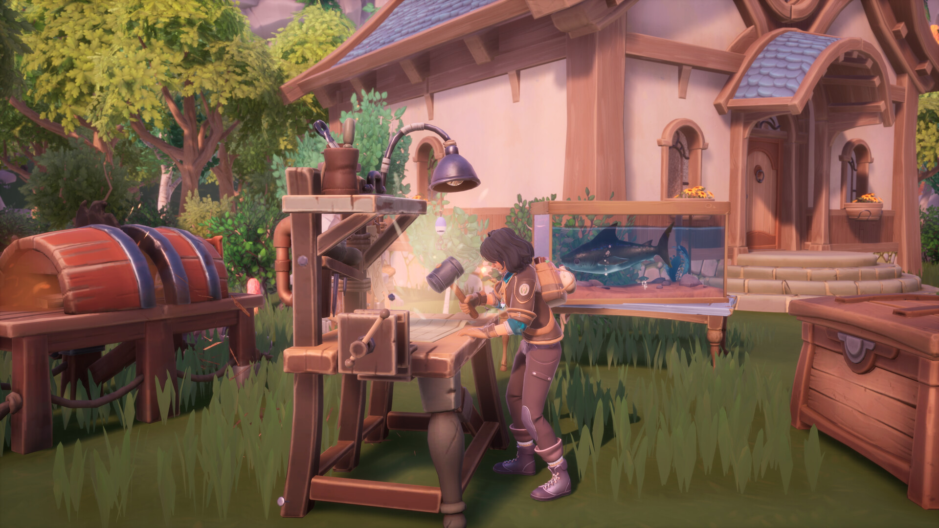 與村民建立良好關係