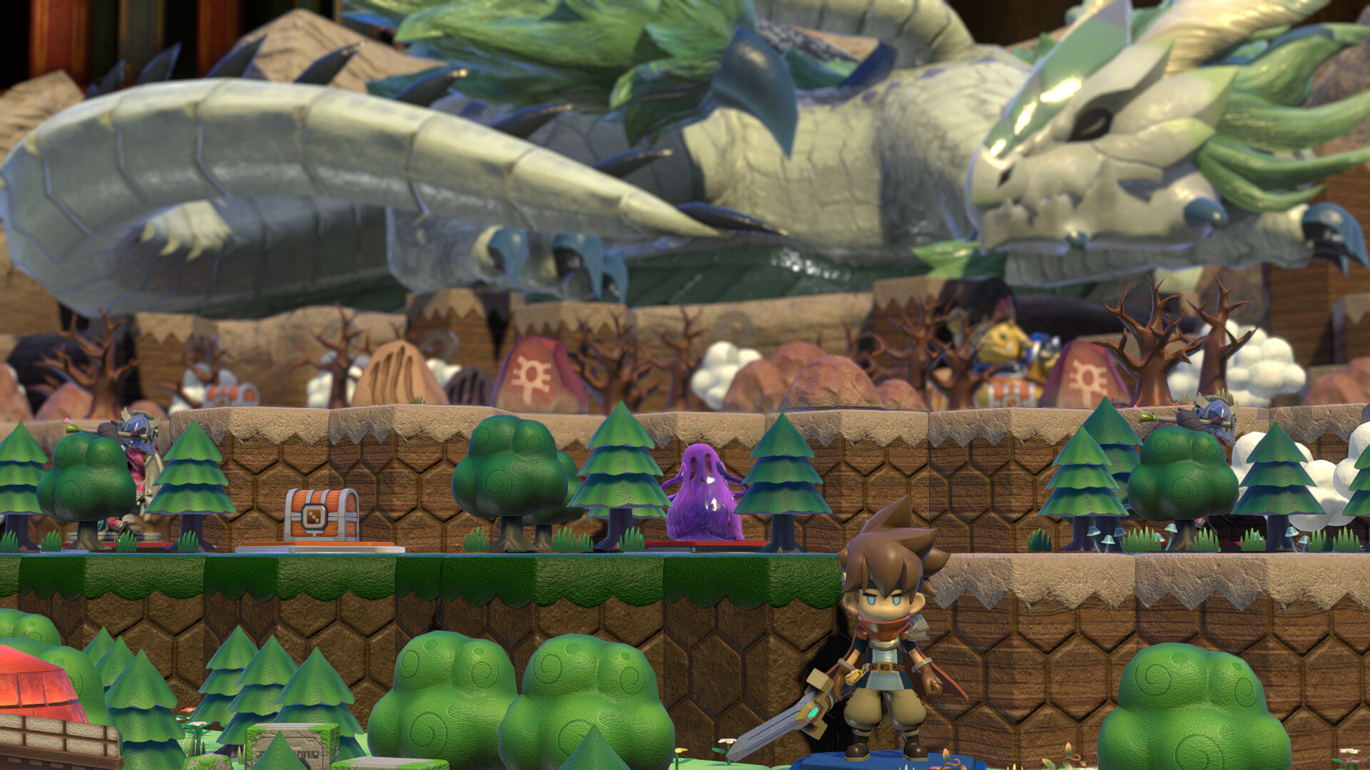 遊戲中的地圖探索畫面