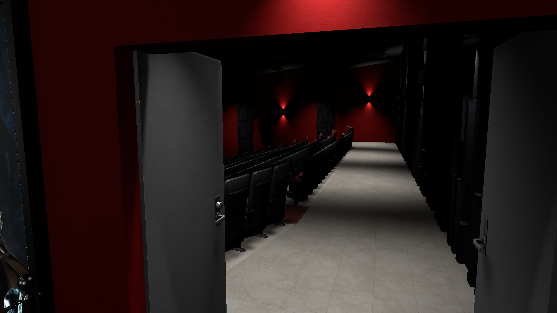 遊戲畫面：主角被拉入電影世界