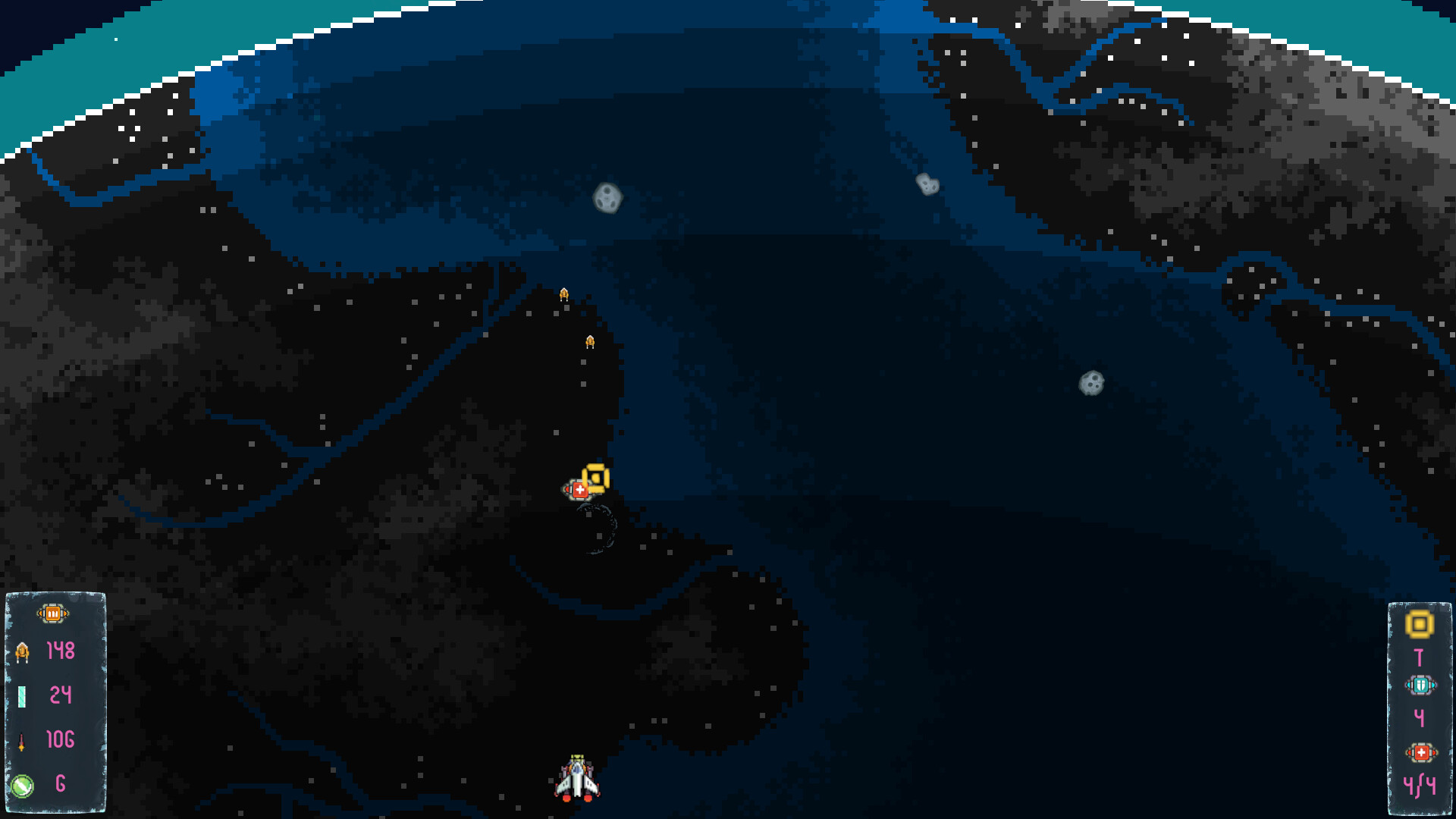 穿越危險的隕石帶