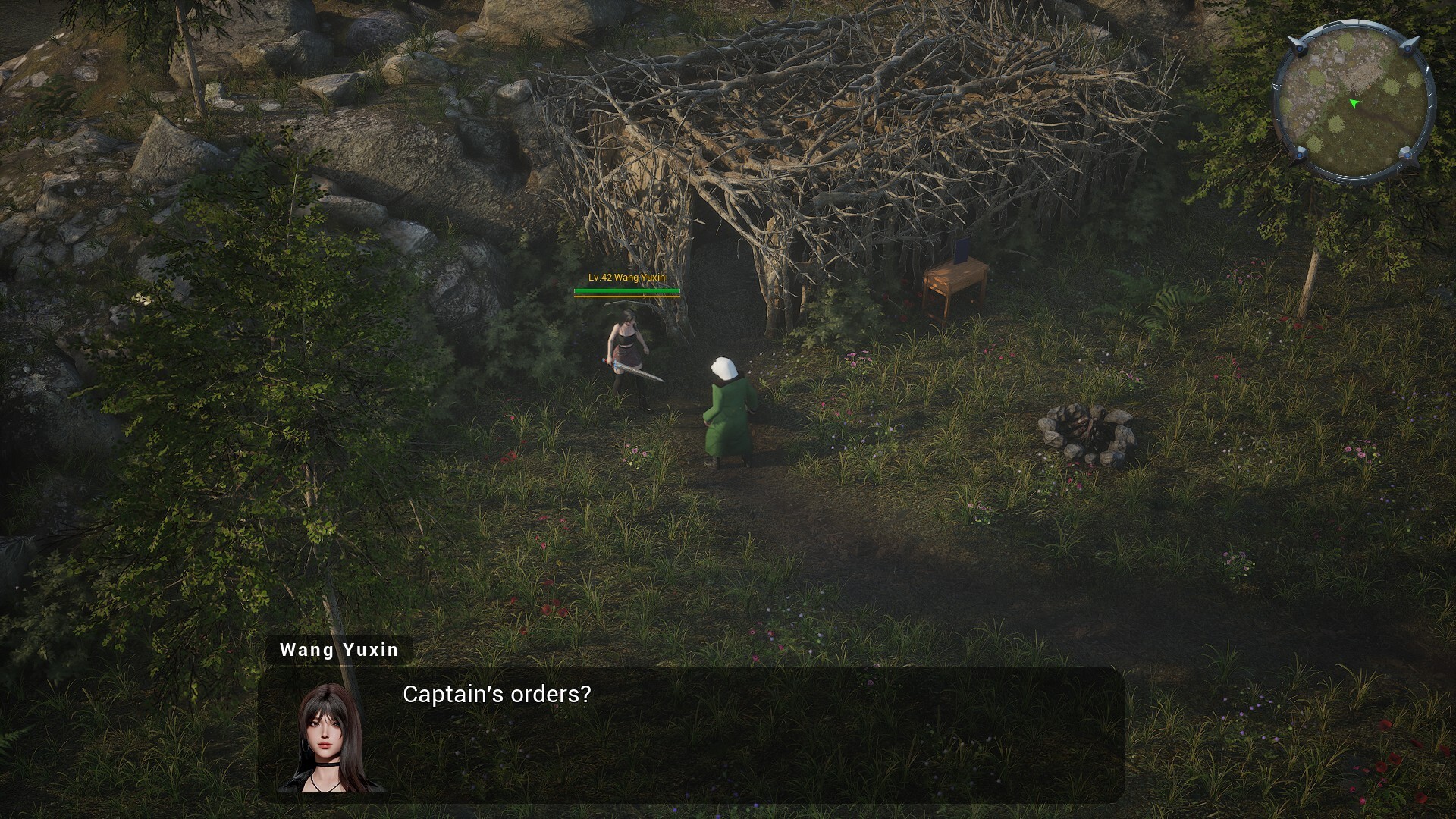 遊戲中激烈的戰鬥場景,展現了俯瞰視角下的技能特效。