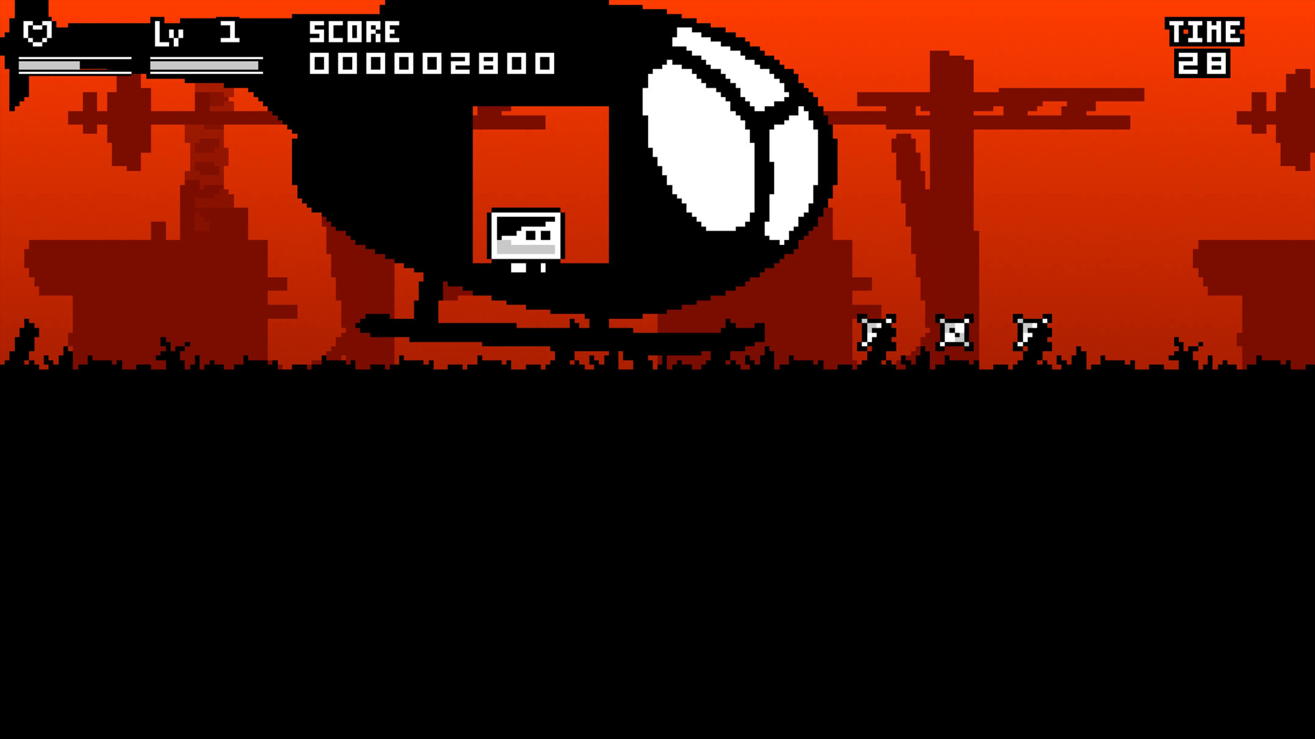 遊戲中充滿霓虹光影的未來城市景觀。