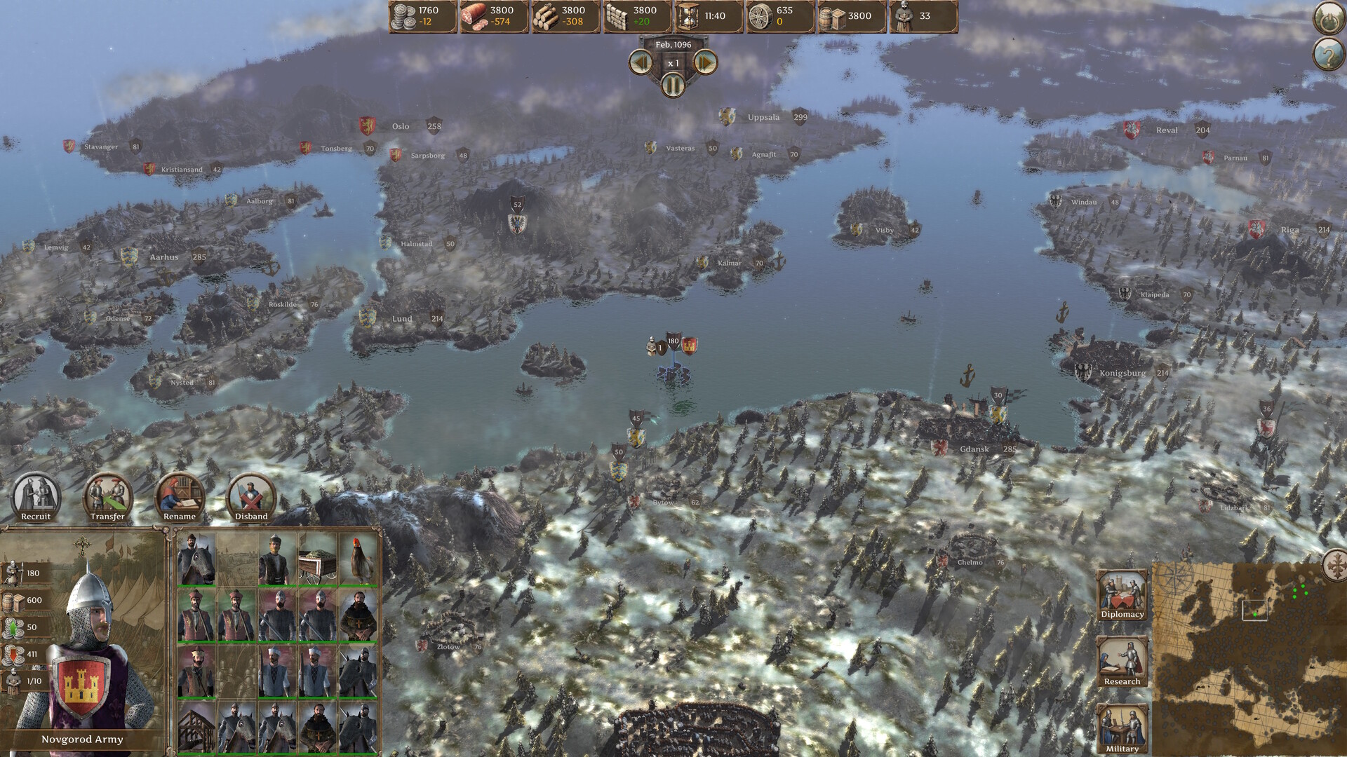 遊戲中的村莊建設畫面