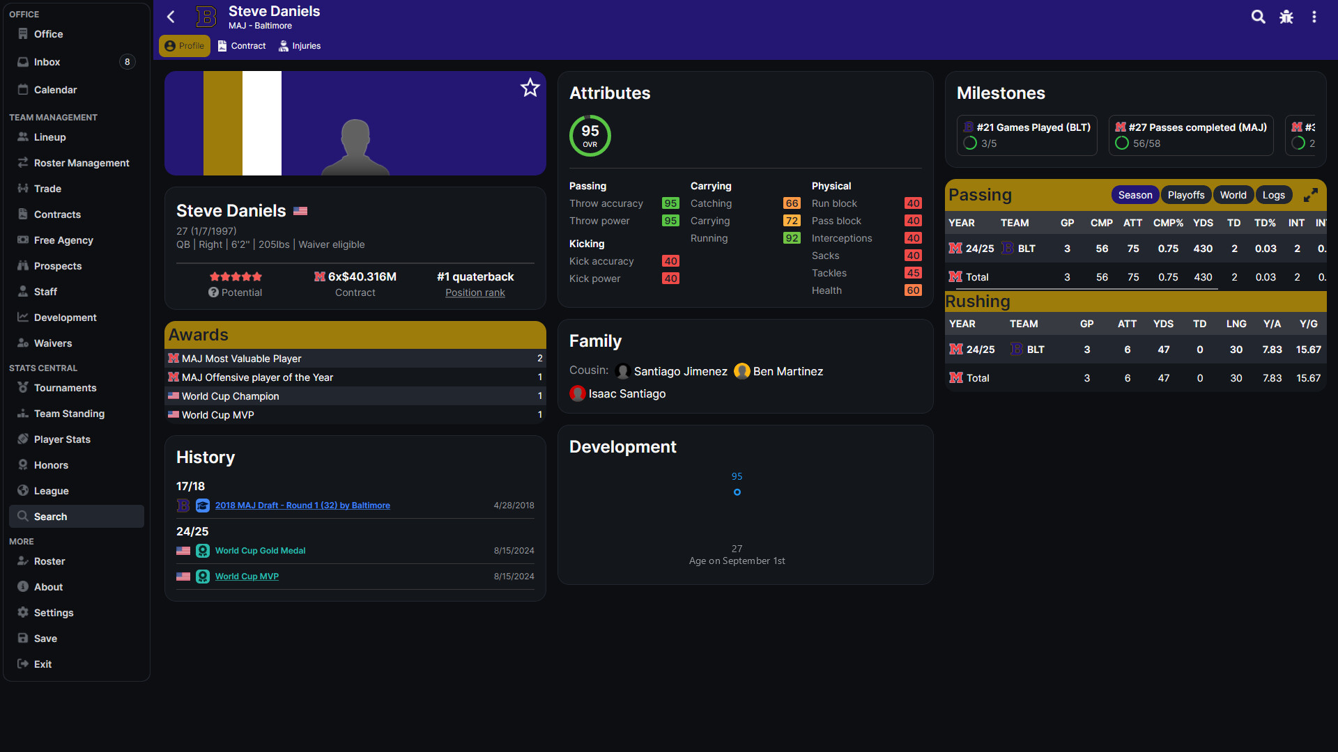 遊戲中的聯盟歷史紀錄