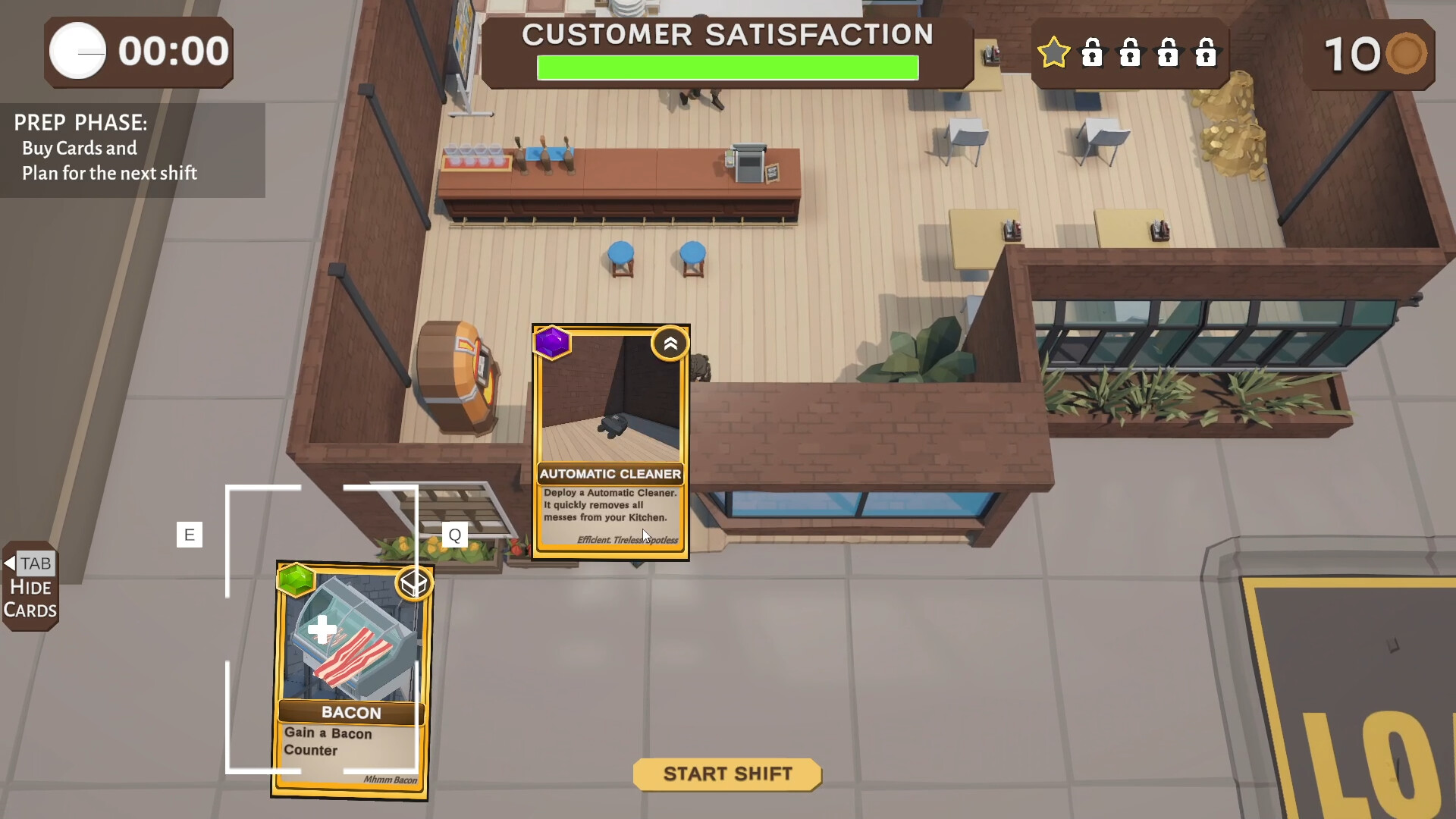 Untapped 遊戲中混亂的廚房場景