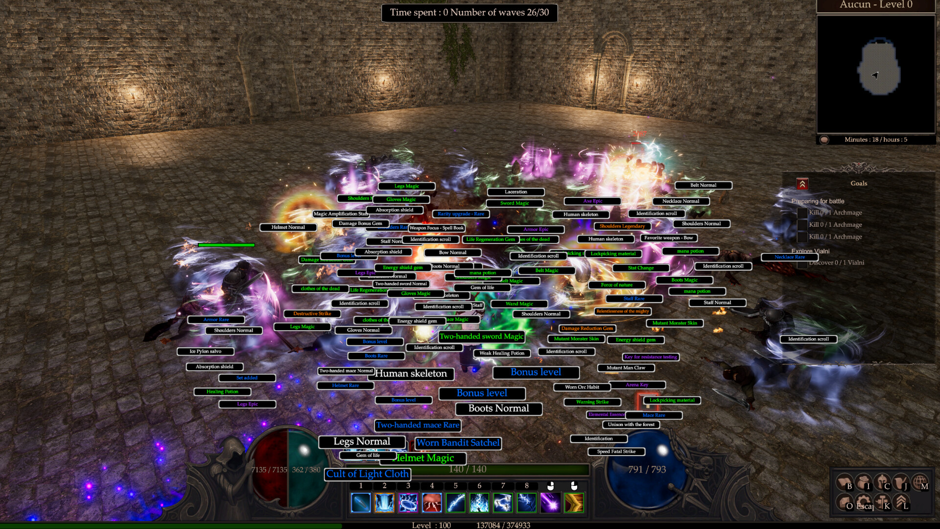 遊戲中的戰鬥場景