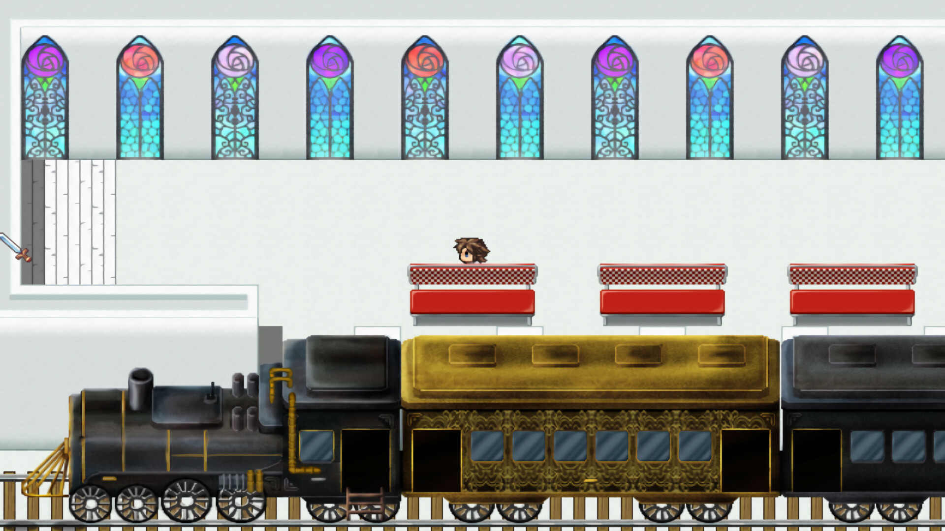 像素風格的畫面營造出獨特的遊戲氛圍