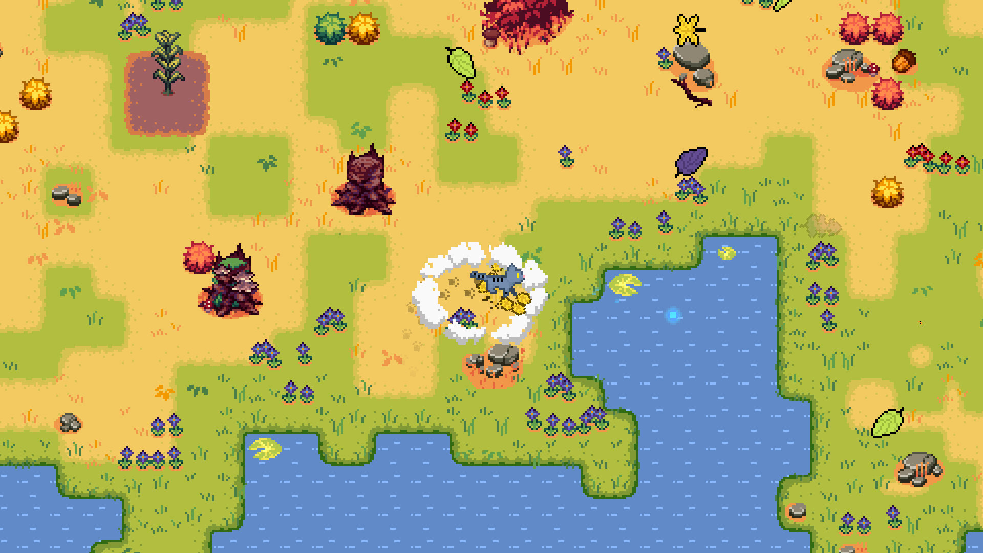 在仙女的引導下，貓咪主角將探索森林的每個角落。