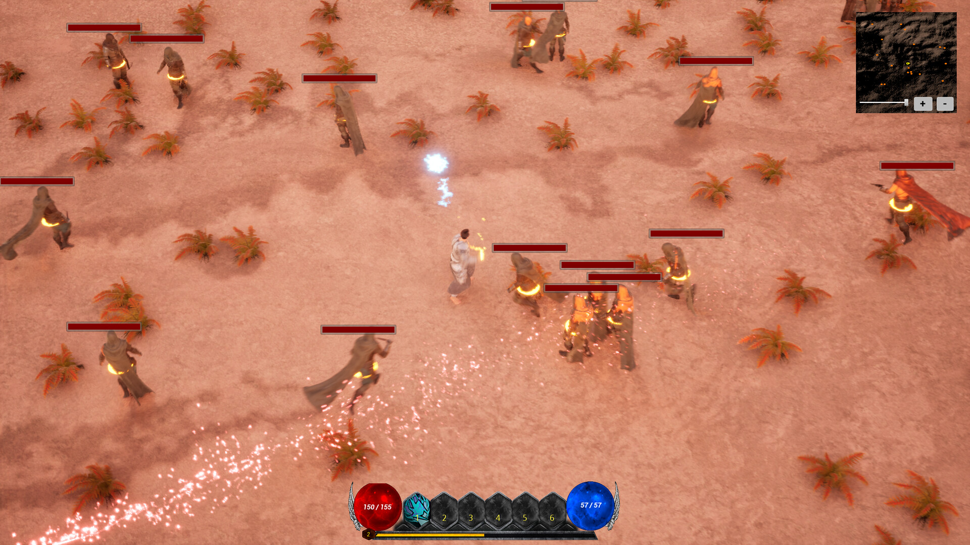 玩家角色在遊戲世界中探索