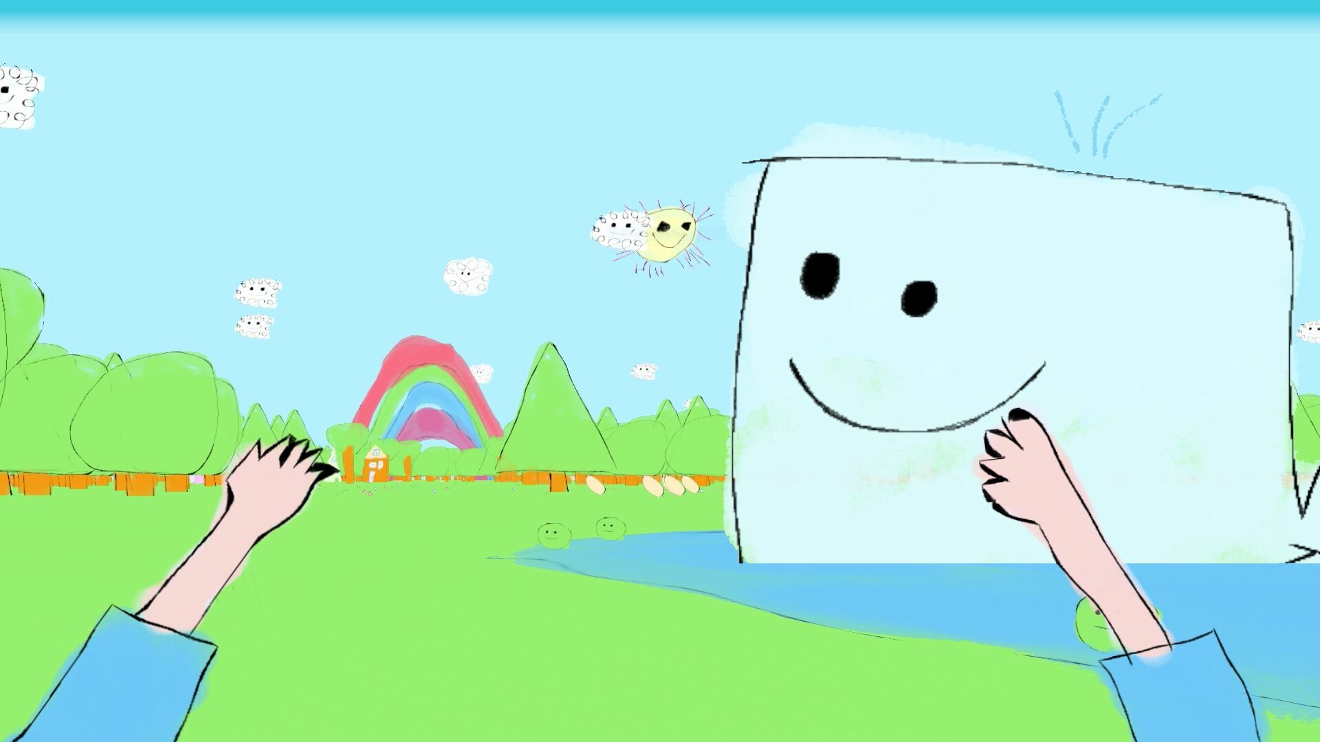 遊戲中的開放世界充滿了鮮豔的色彩