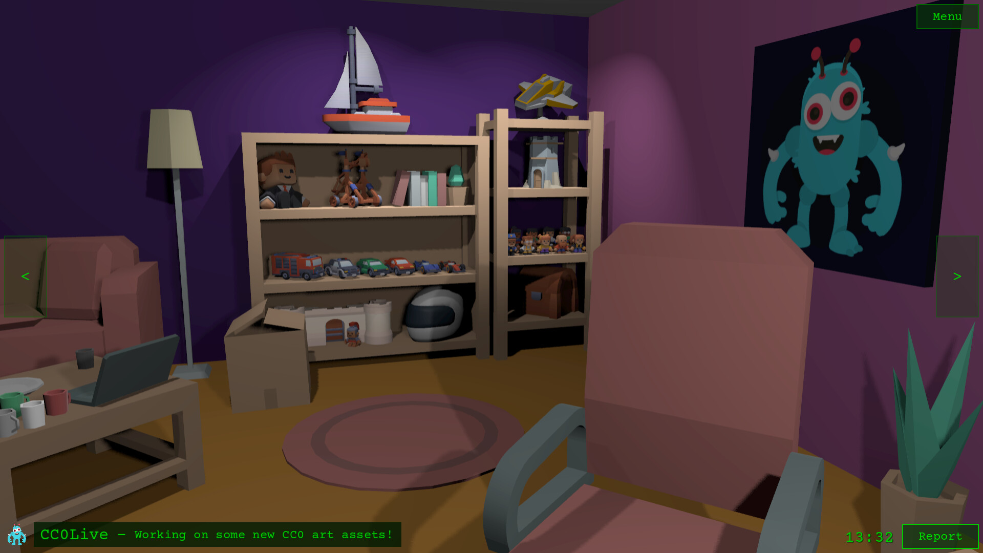 遊戲中玩家需要監視各種看似正常的直播房間。