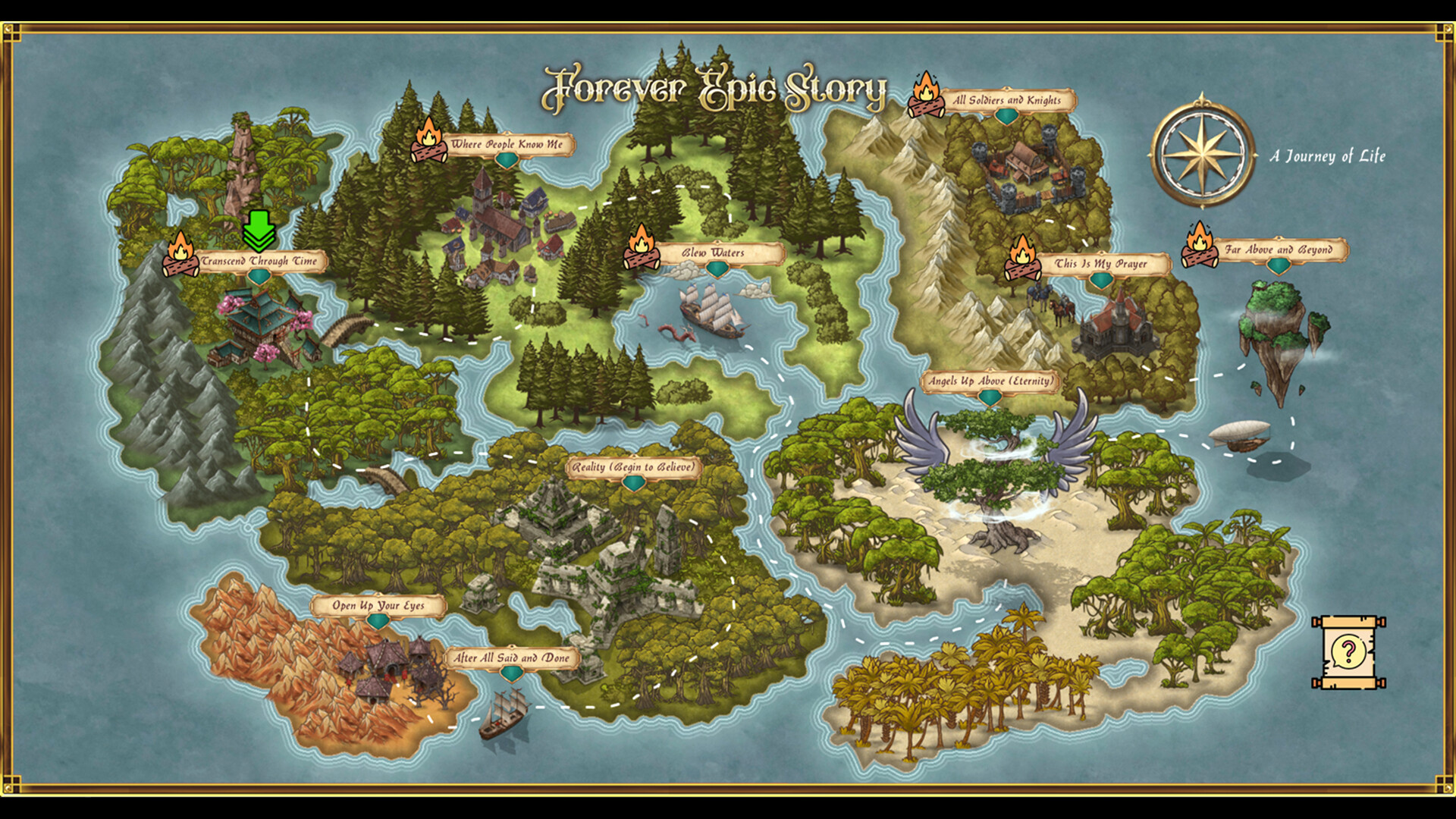 互動式的探索地圖介面