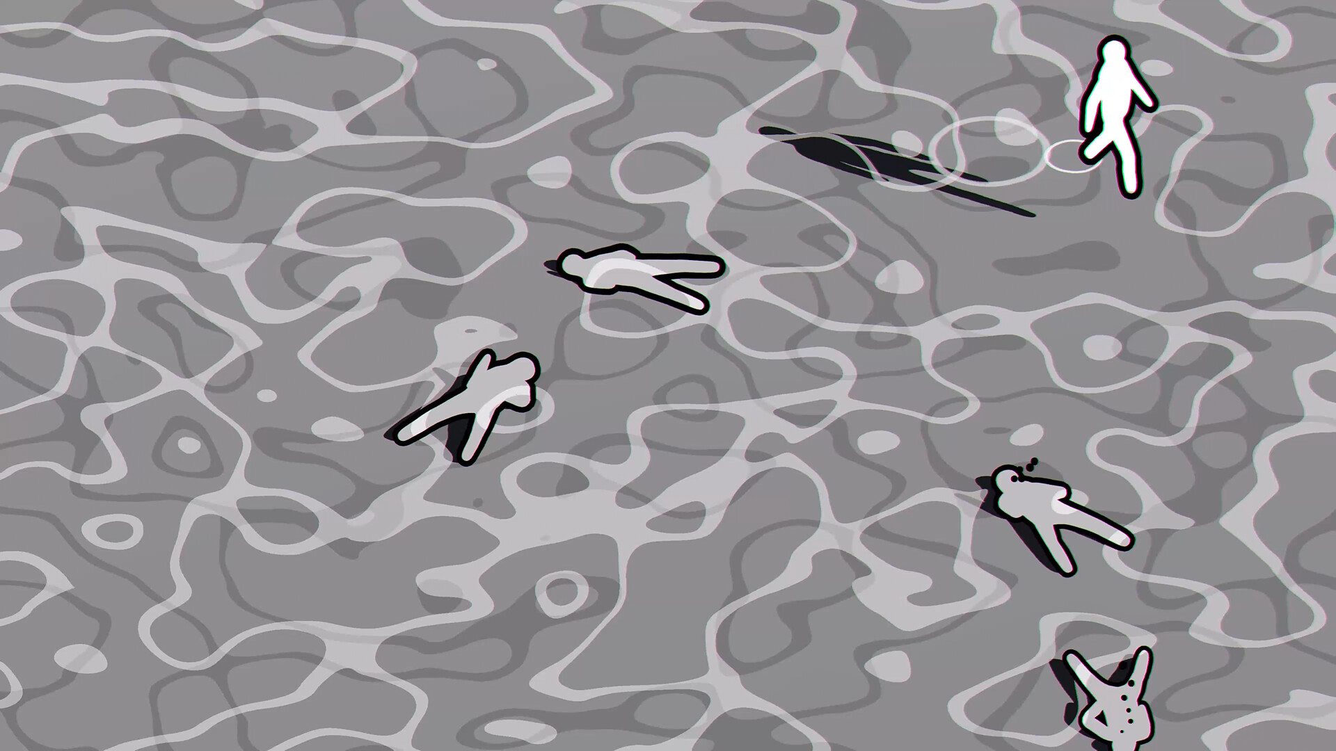 遊戲世界充滿抽象與超現實的元素。