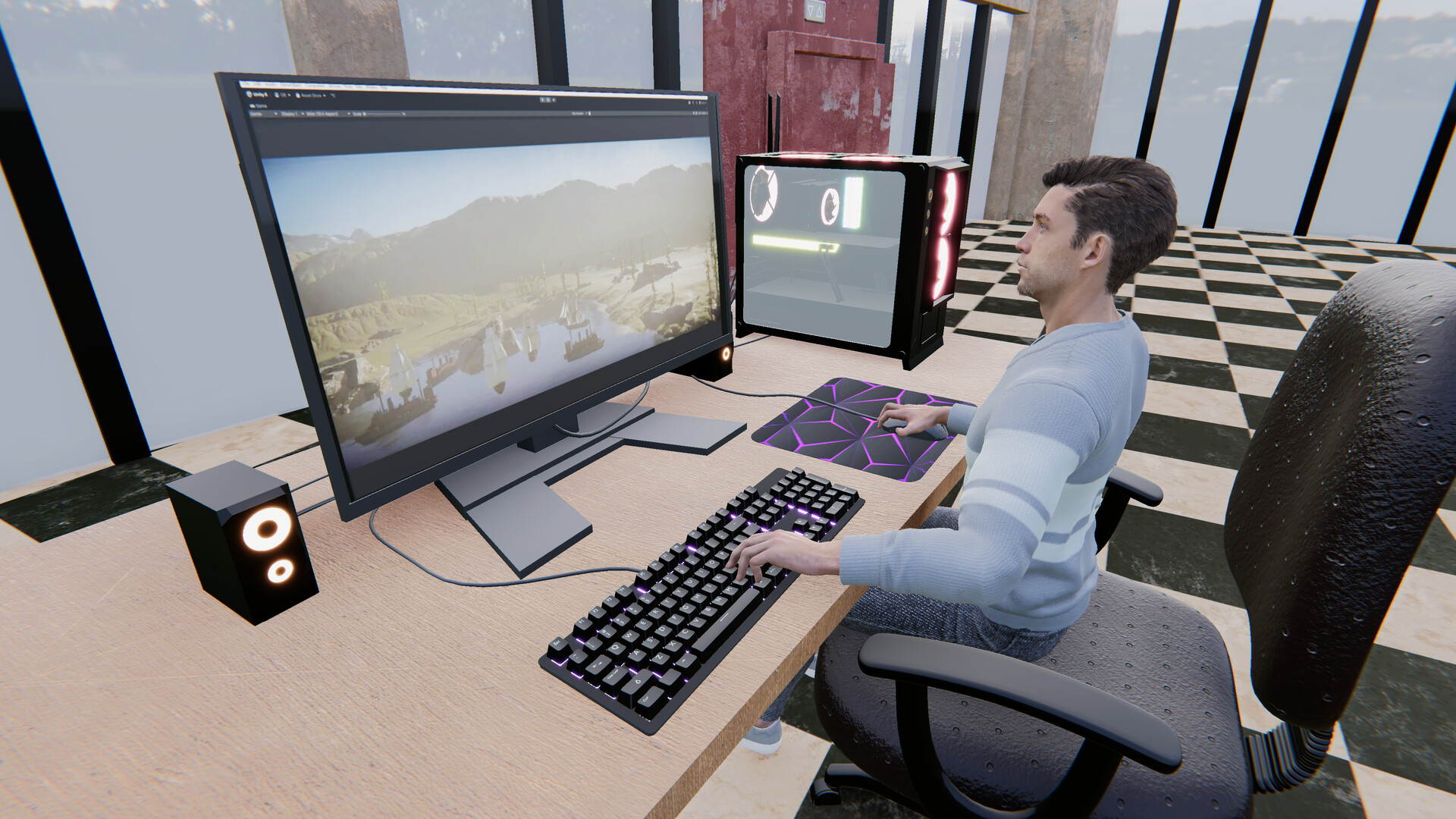 精心設計的光影效果