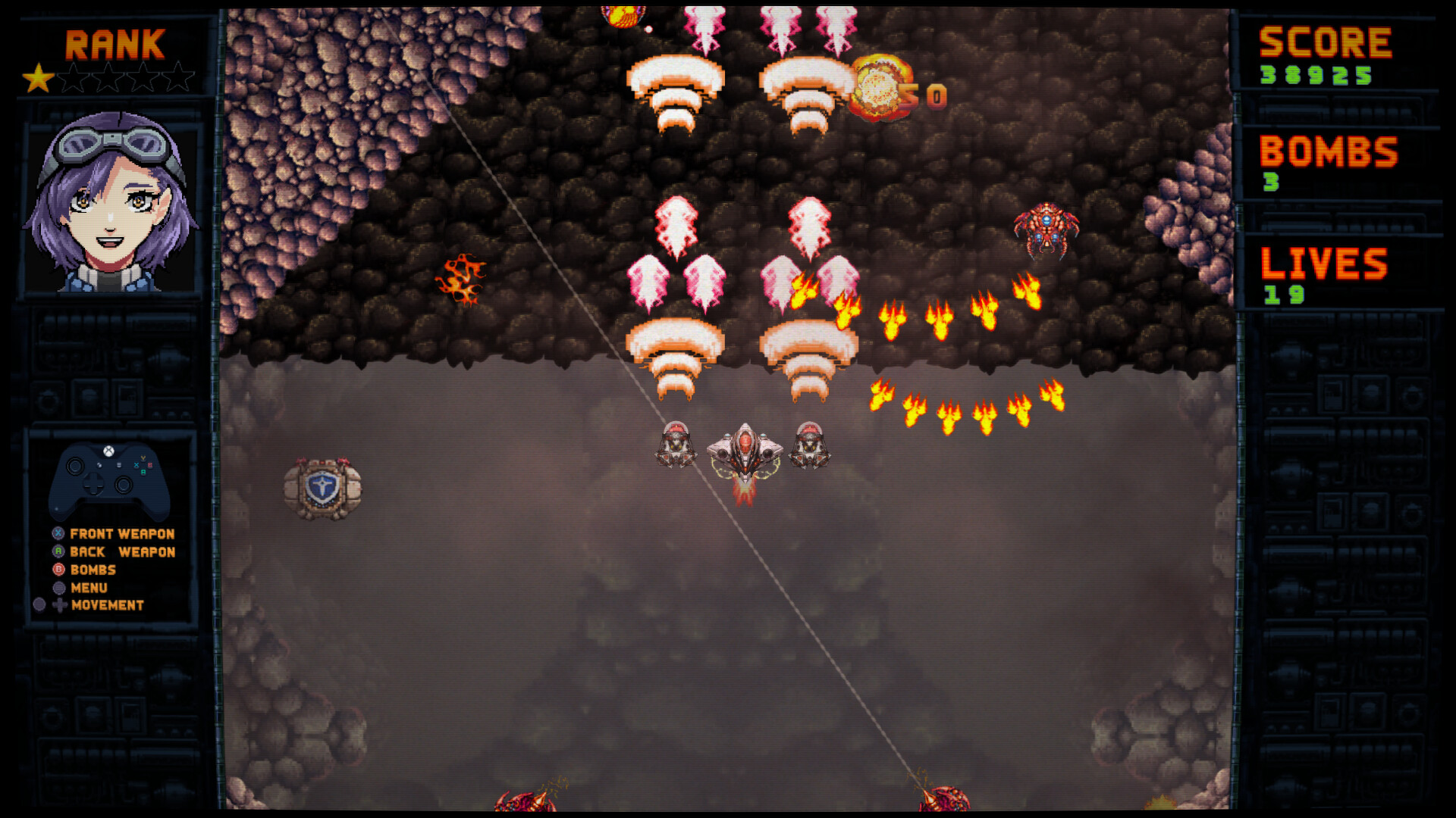 面對巨大的頭目是遊戲的一大挑戰